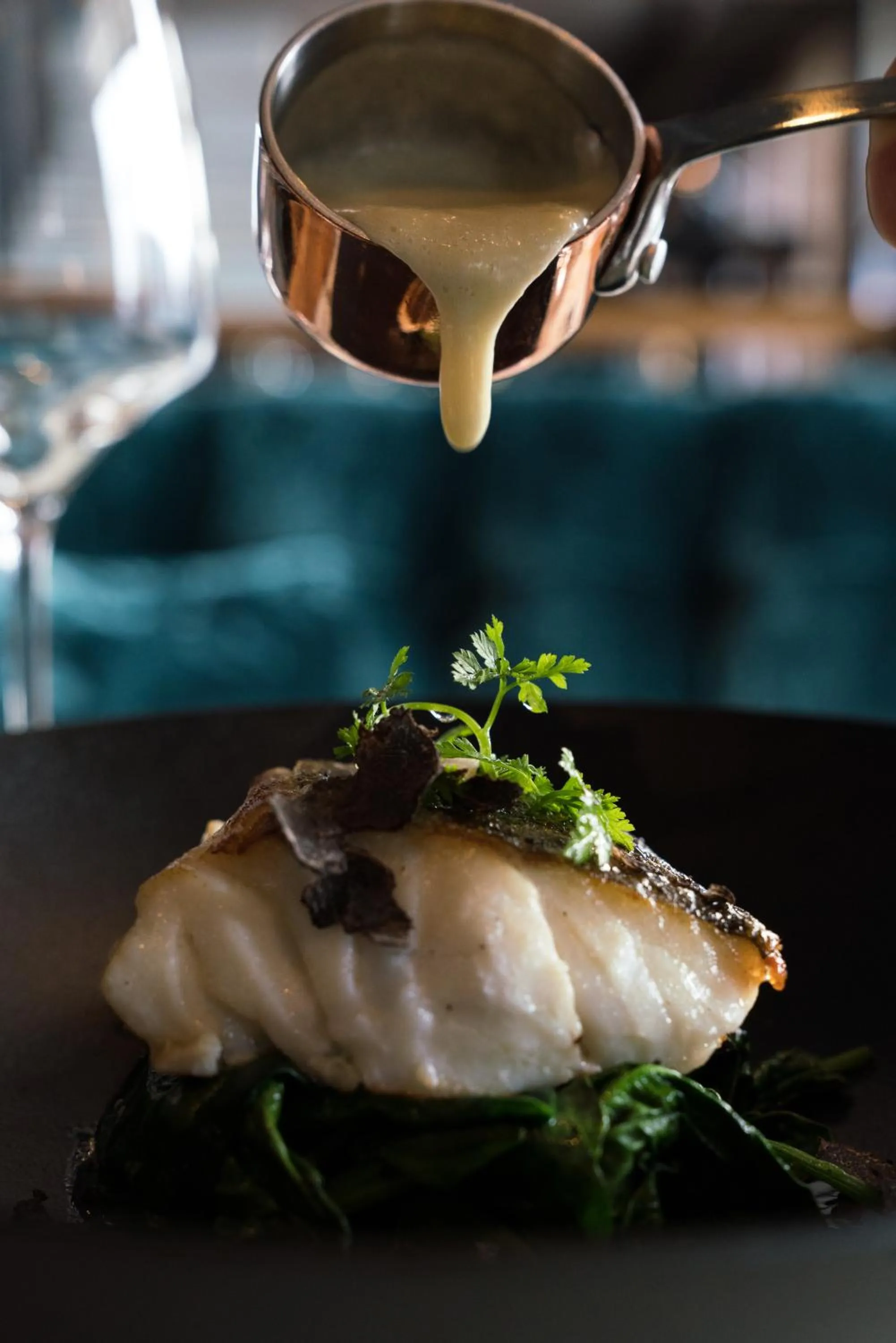 Food close-up in HUUS Gstaad