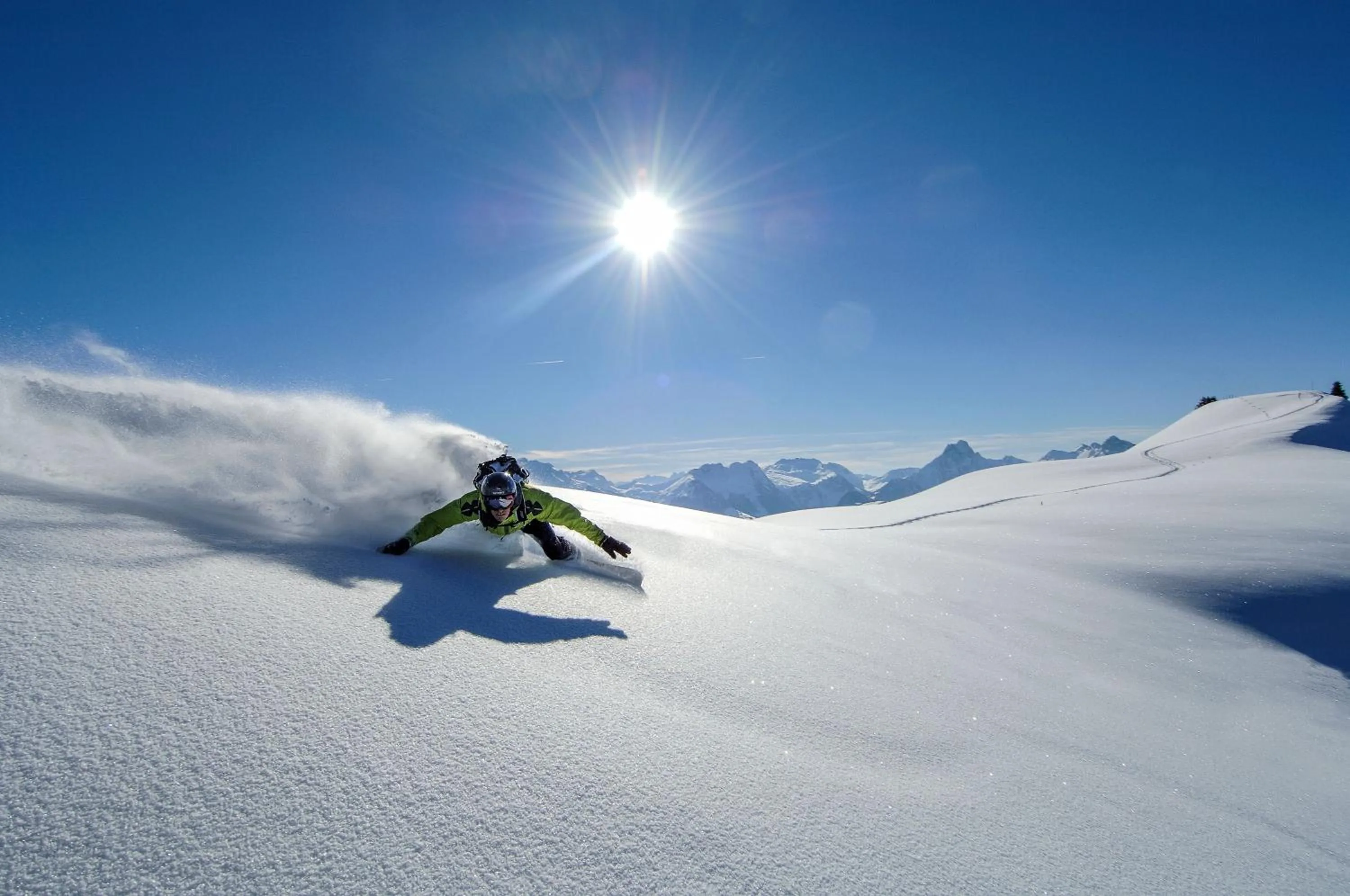 Skiing in HUUS Gstaad