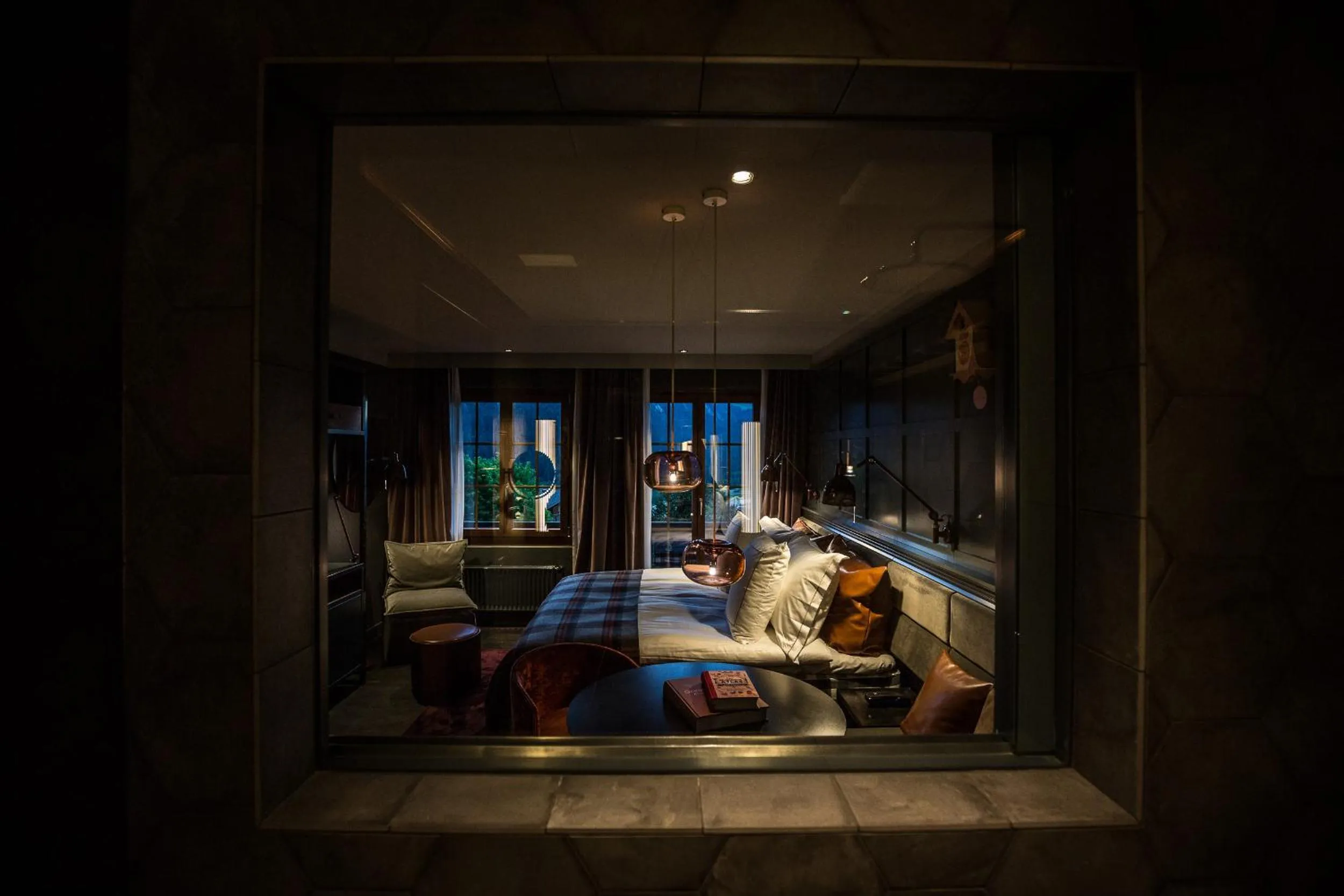 Photo of the whole room in HUUS Gstaad