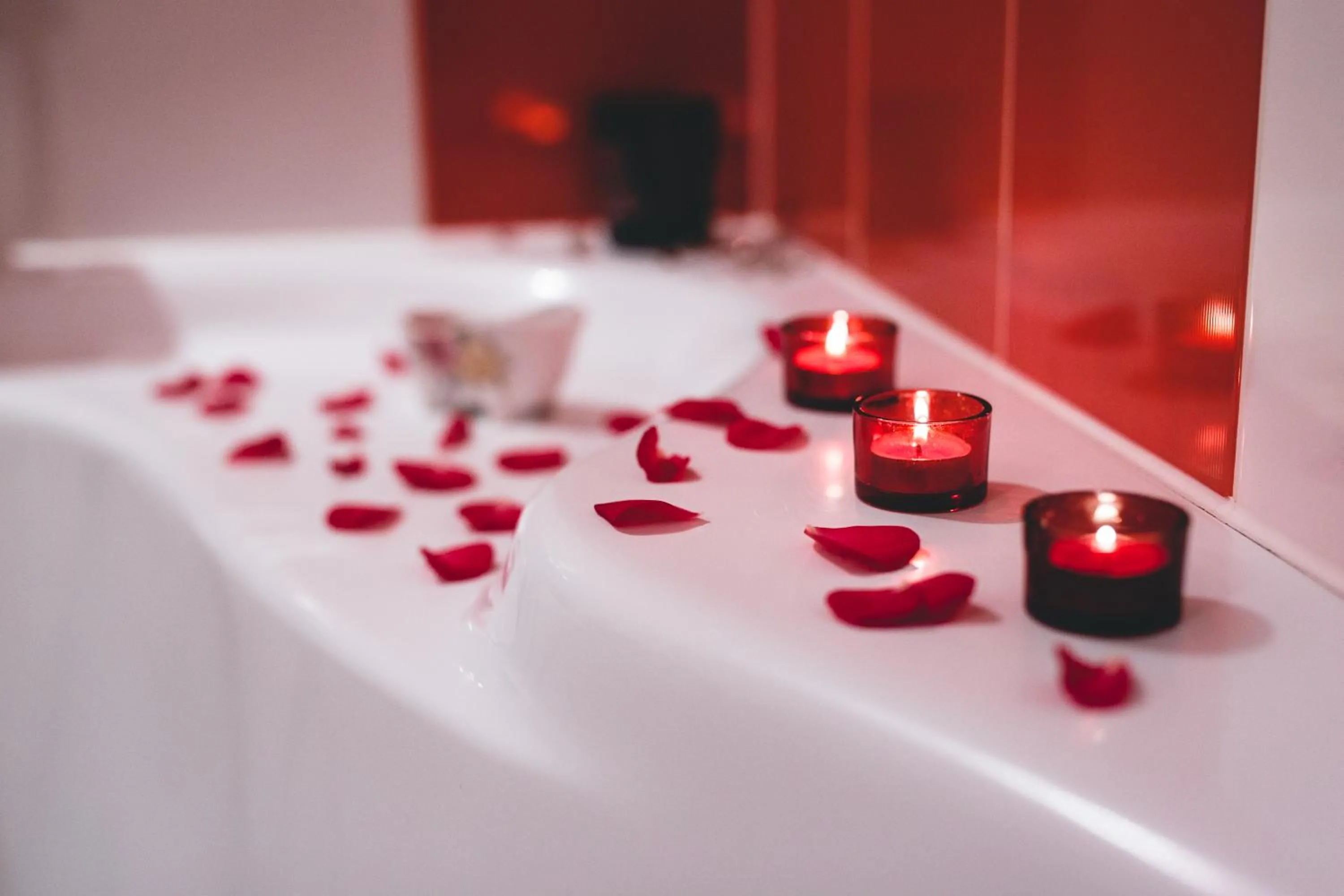 Bathroom in Rožu romantika