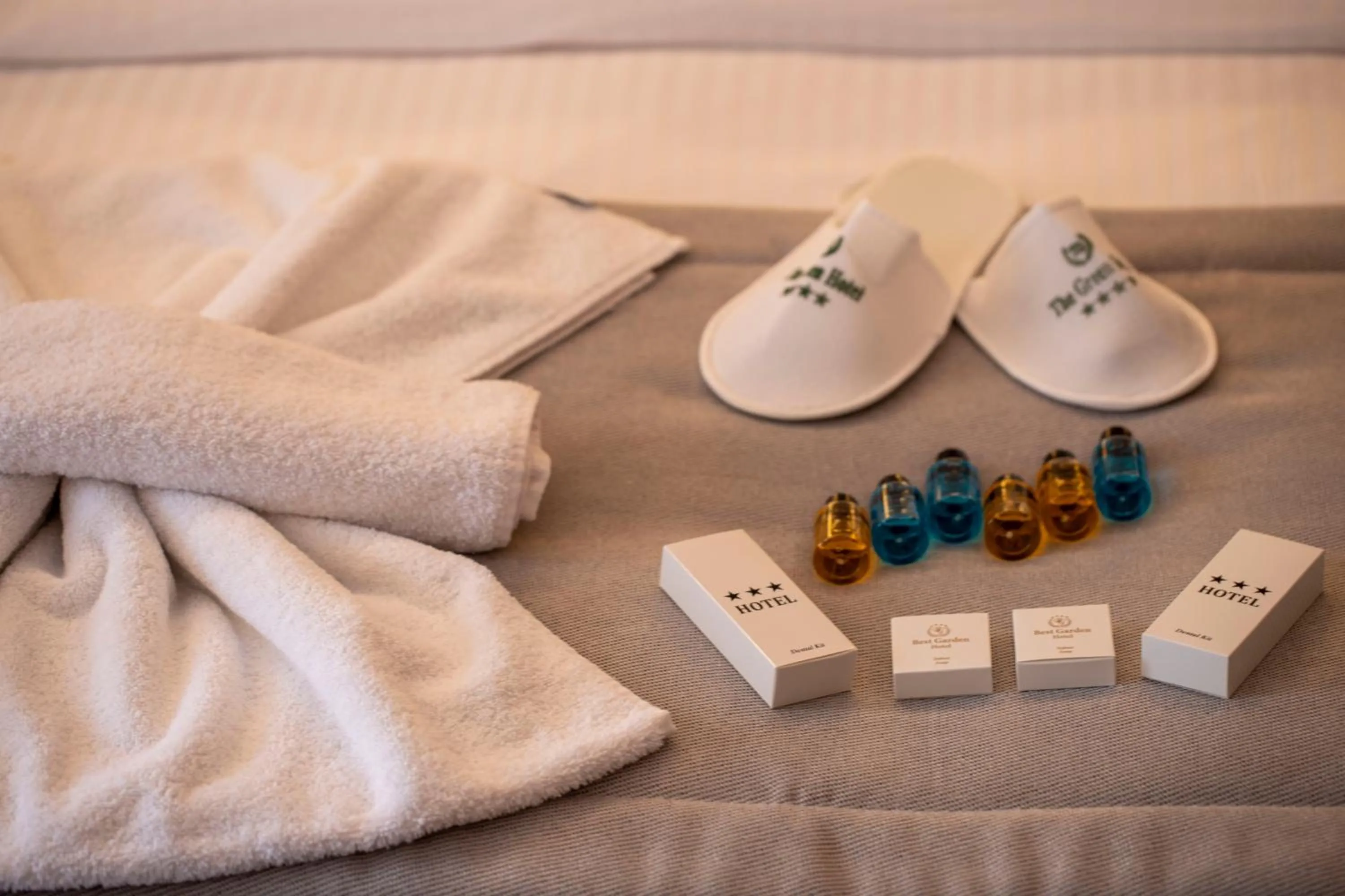 Bed in THE GREEN HOTEL