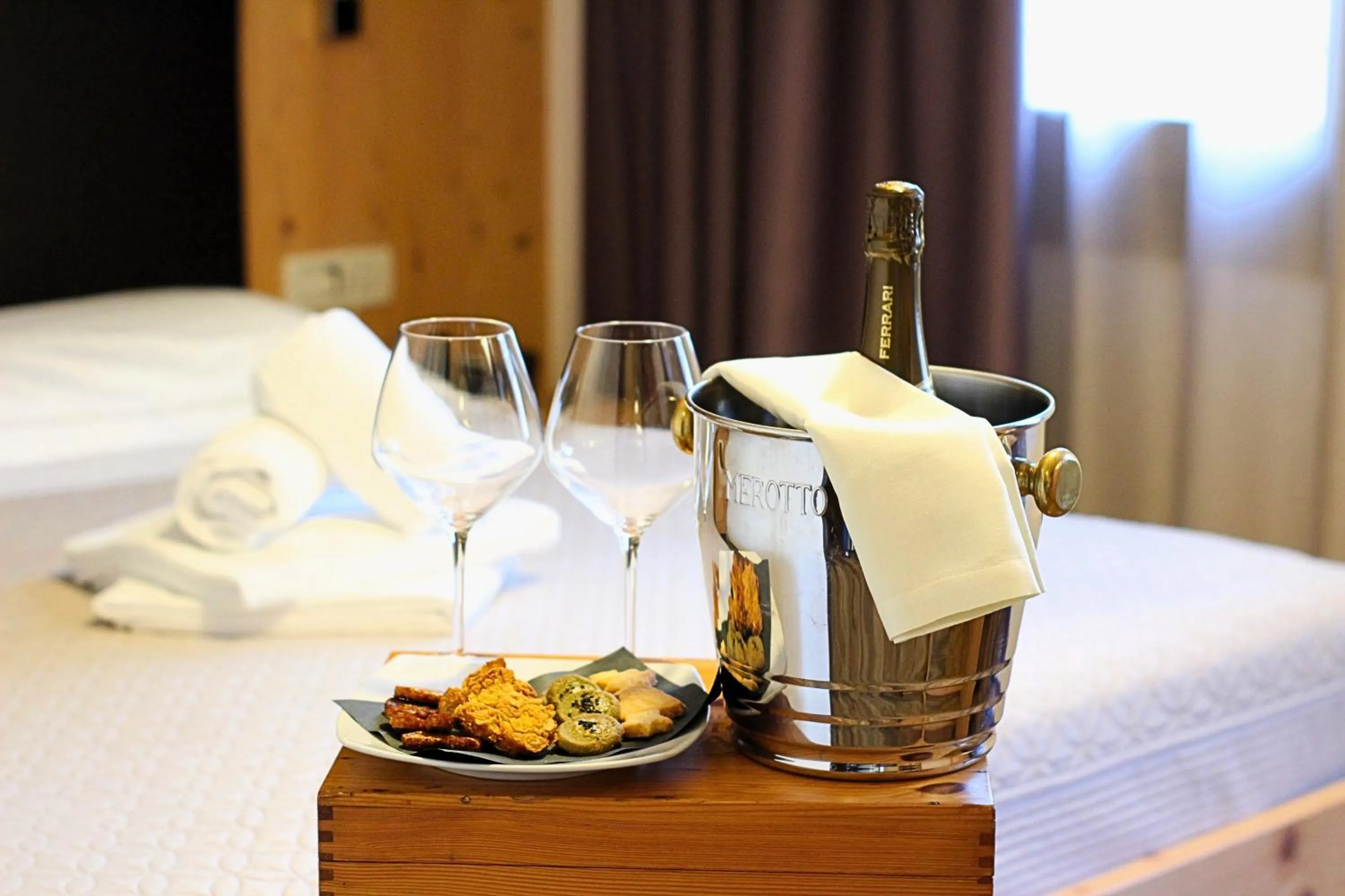 Bed in Locanda Montegrappa