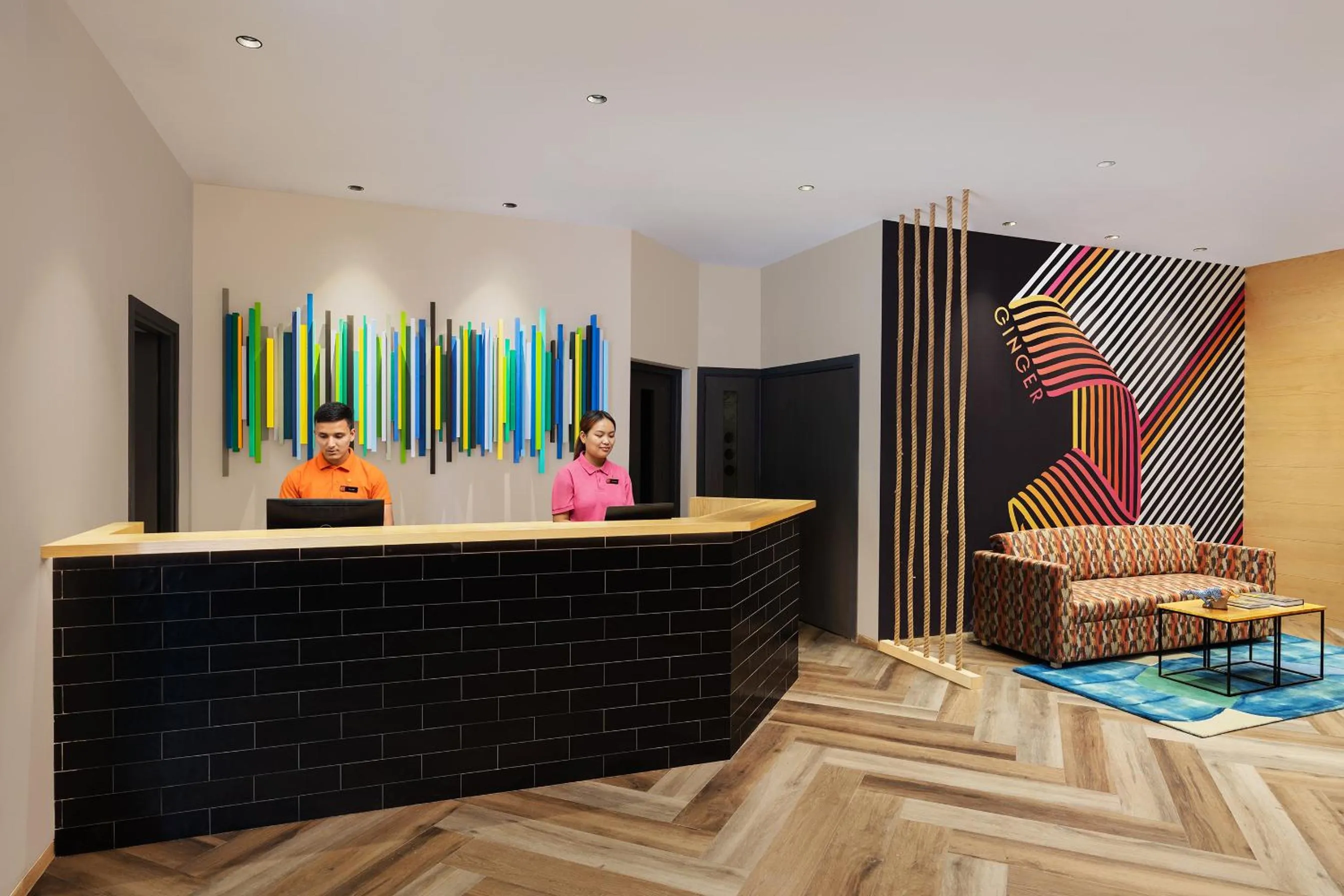 Lobby or reception in Ginger Noida 63