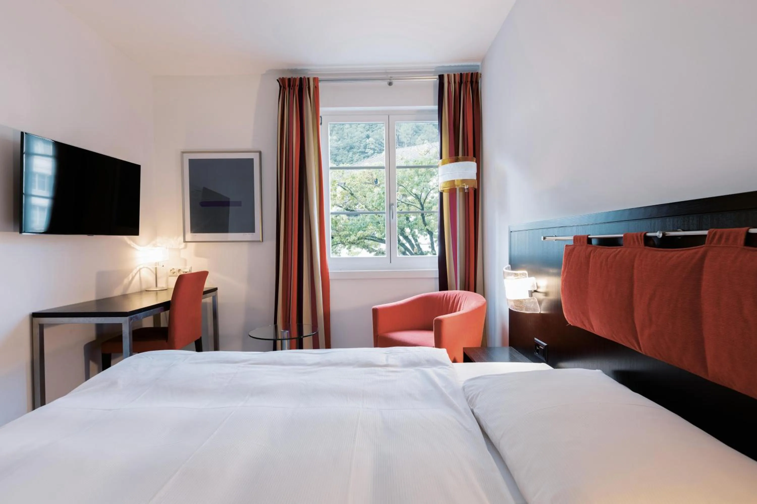 Bed in Sorell Hotel Tamina Bad Ragaz