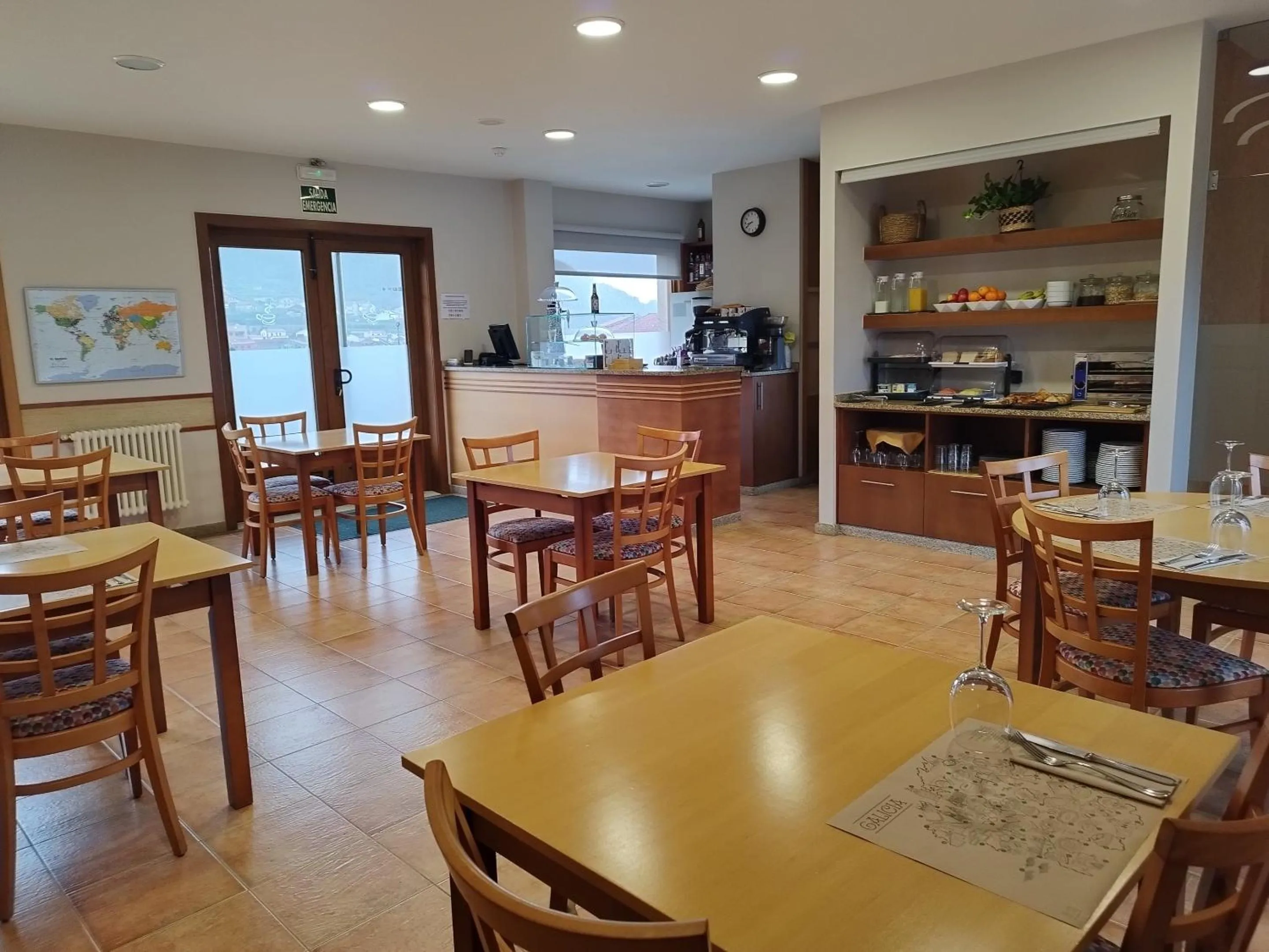 Dining area in Hotel A Raiña