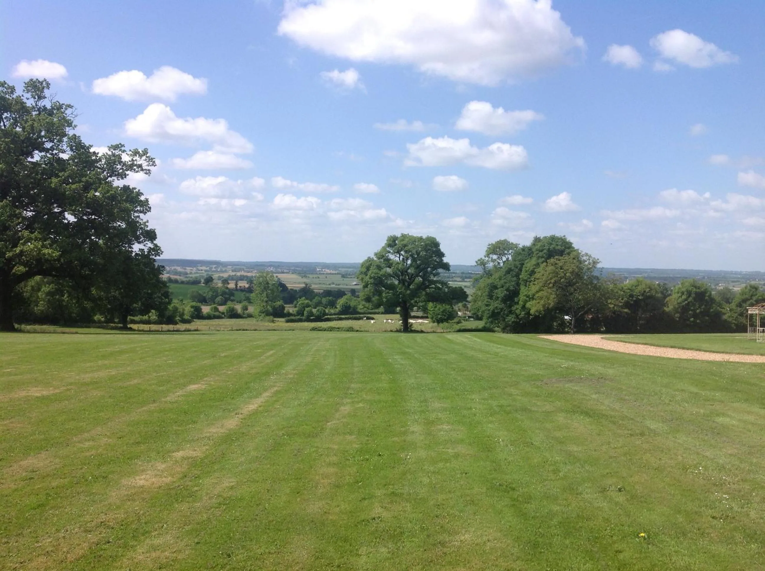 Garden view in Chateau De La Goujonnerie
