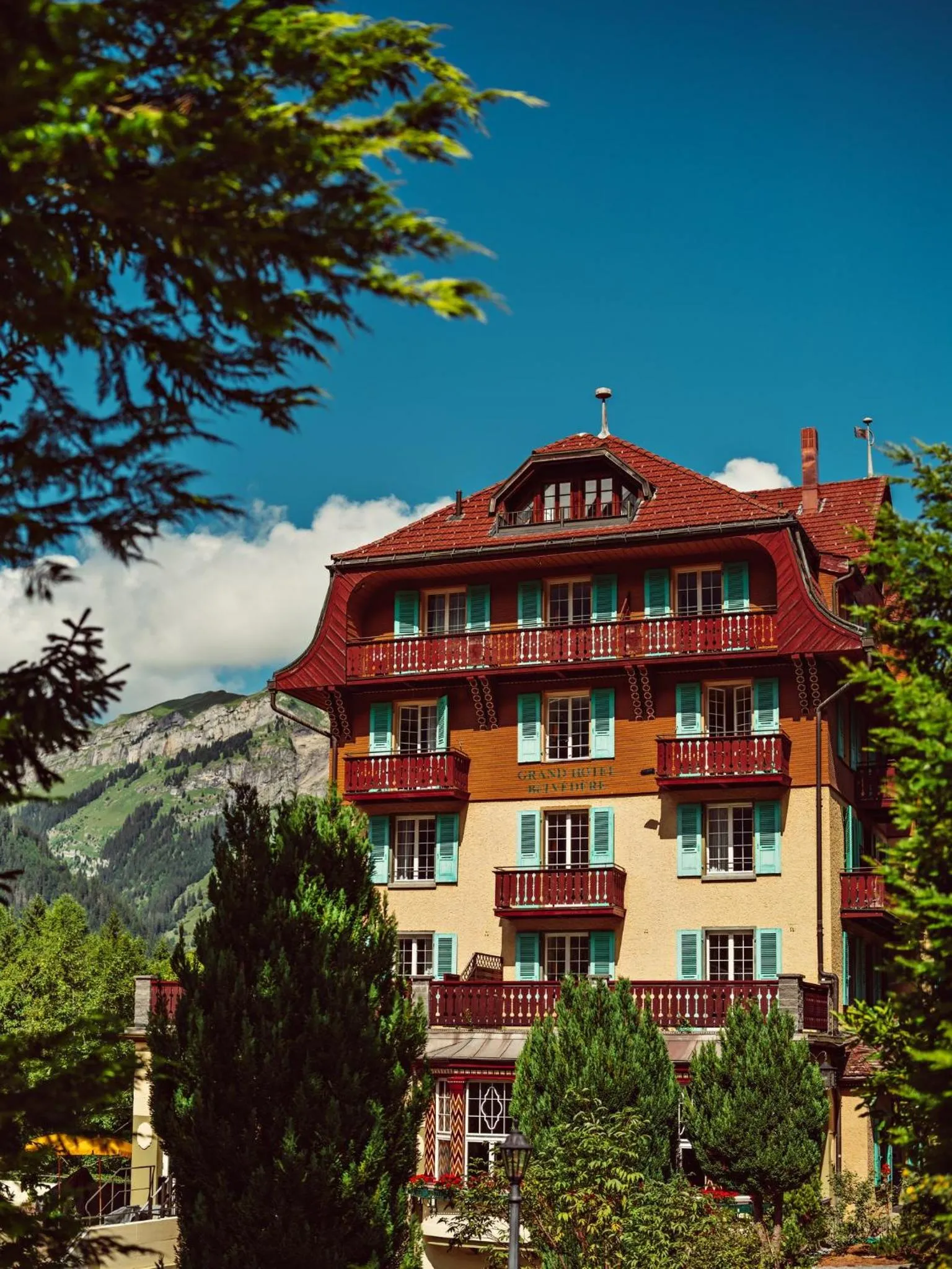 Property building in Grand Hotel Belvedere, a Beaumier Hotel