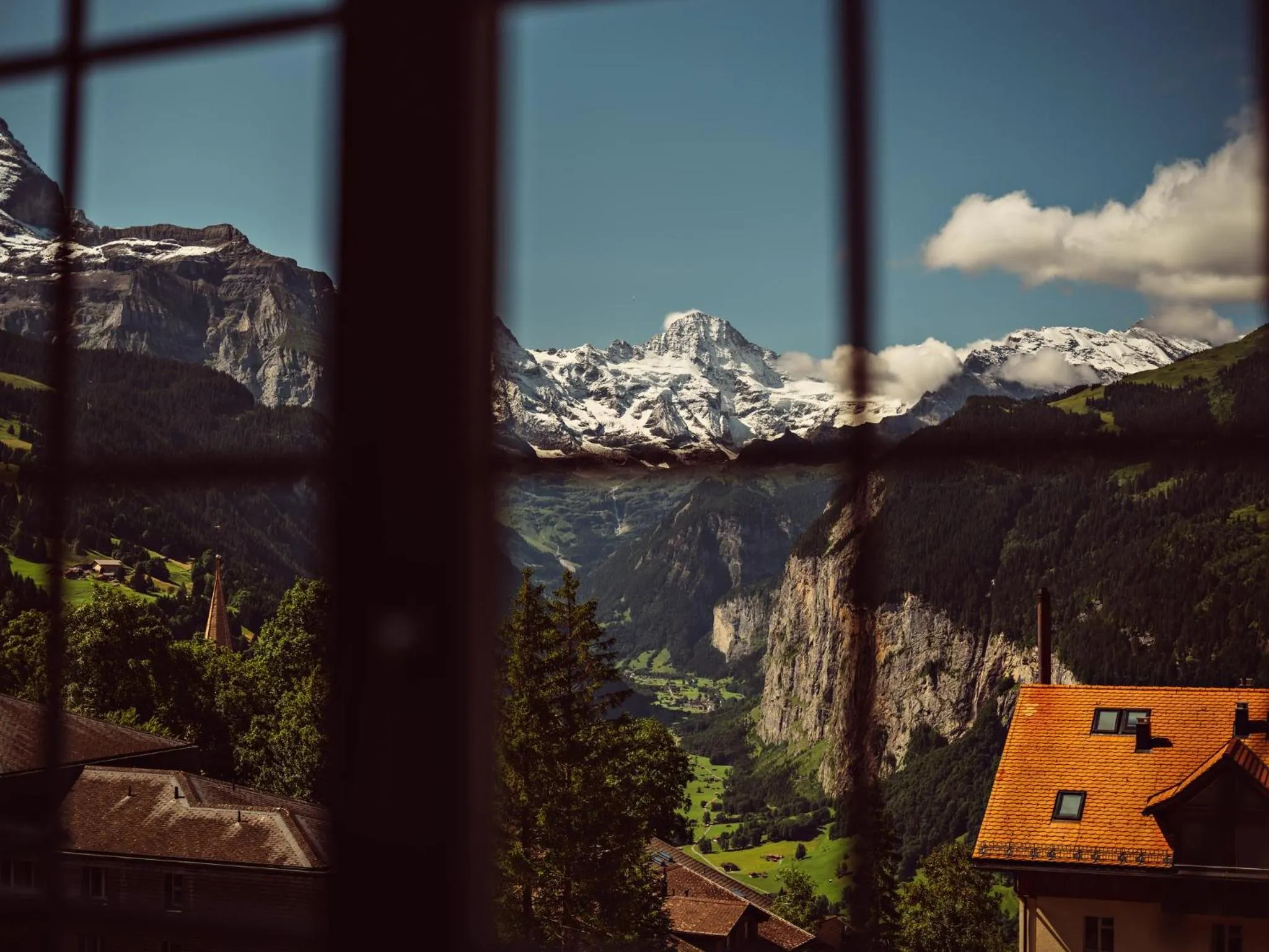 Decorative detail in Grand Hotel Belvedere, a Beaumier Hotel