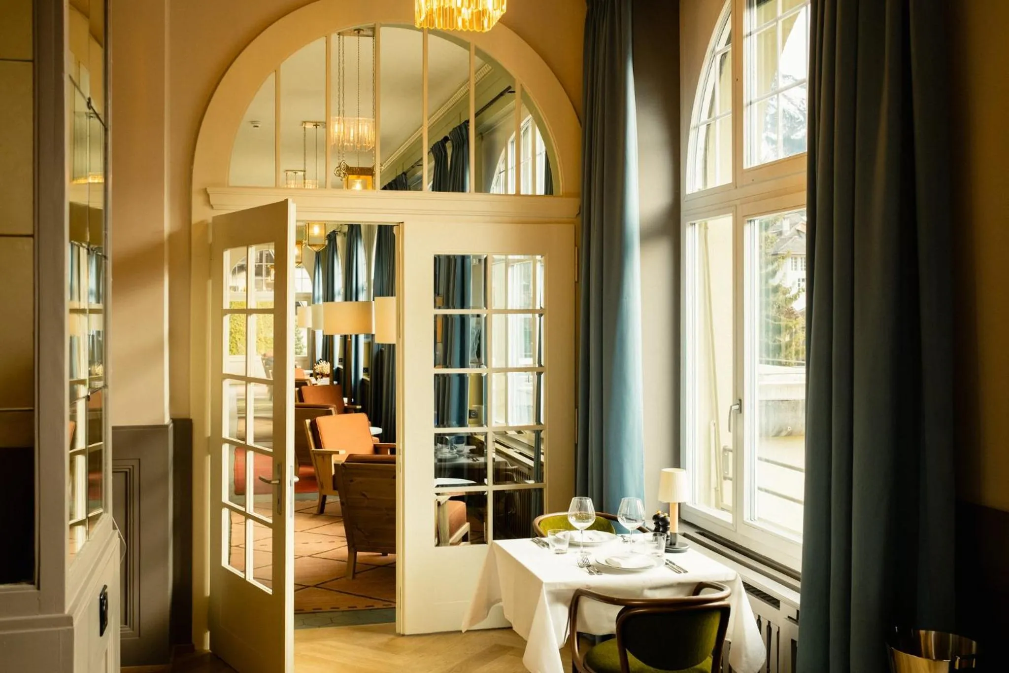 Restaurant/places to eat in Grand Hotel Belvedere, a Beaumier Hotel