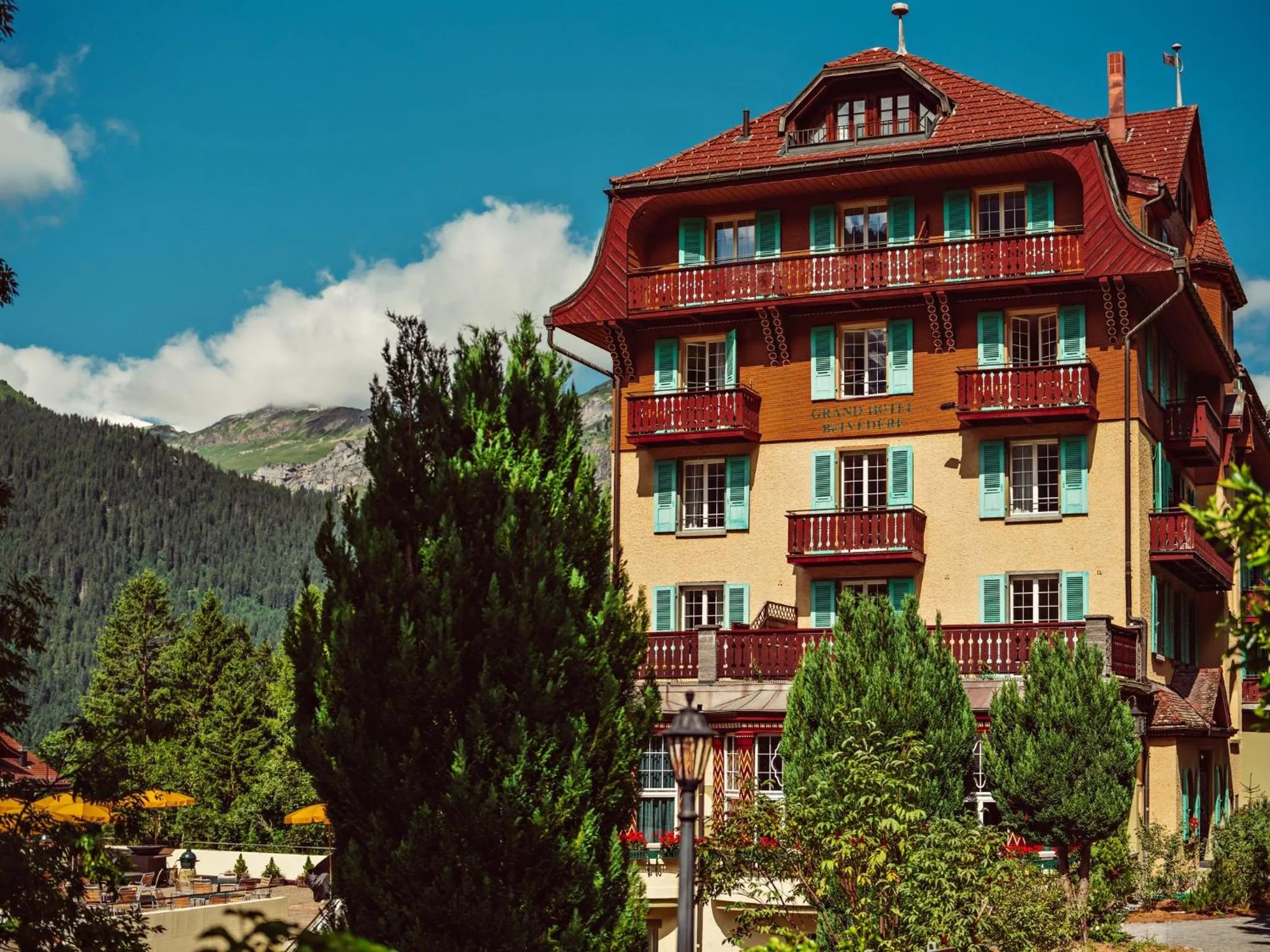 Property building in Grand Hotel Belvedere, a Beaumier Hotel