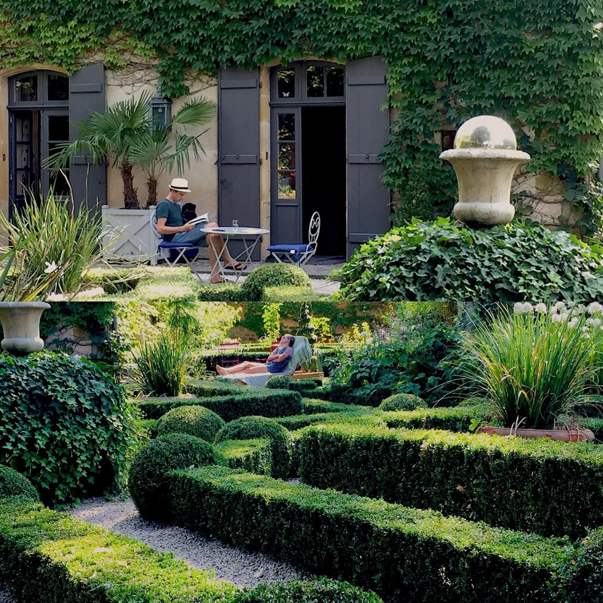 Garden in Maison d'hôtes - Les Tillets