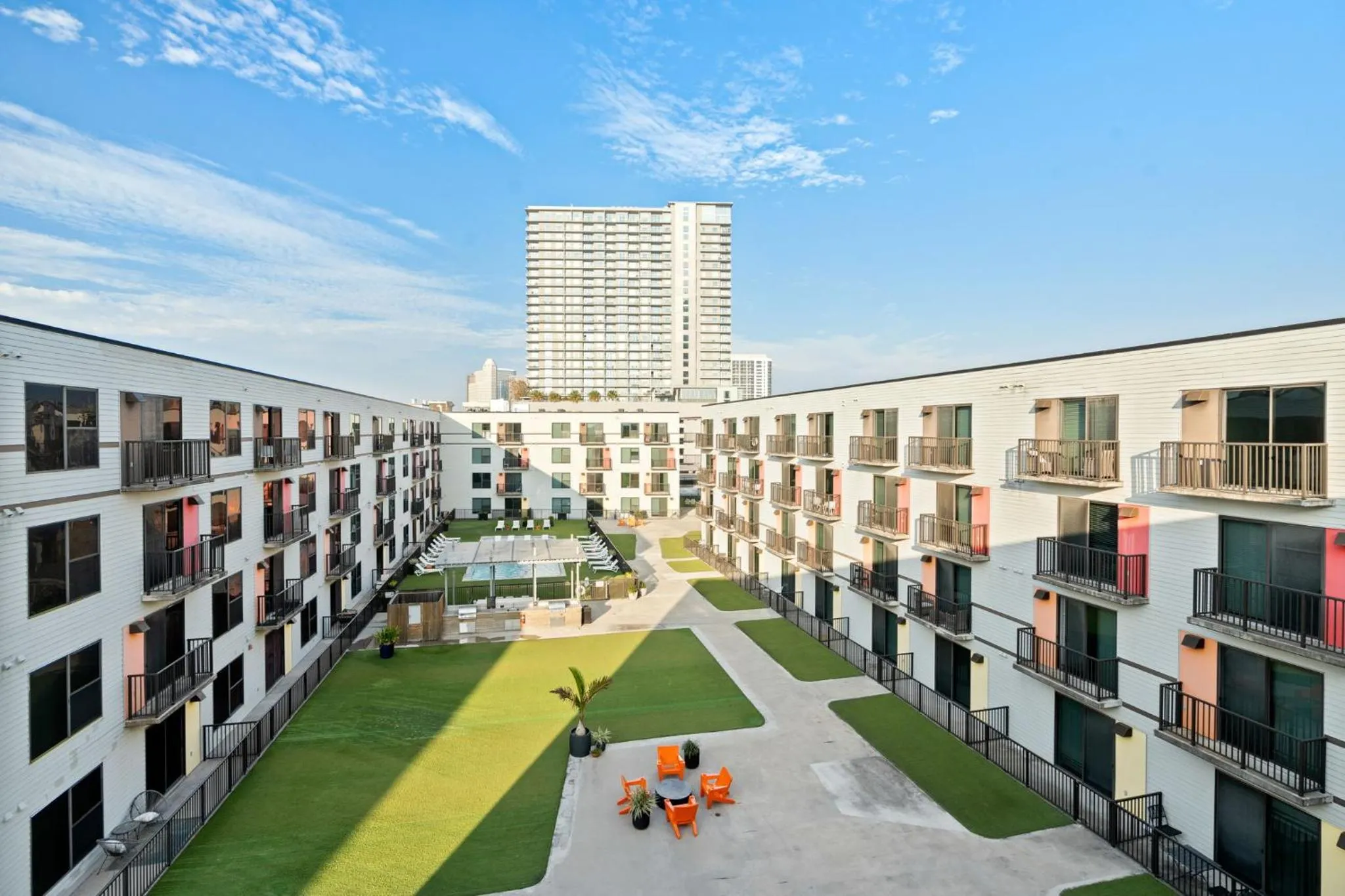 View (from property/room) in Lodgeur Midtown, Houston - close to Downtown & Texas Medical Center
