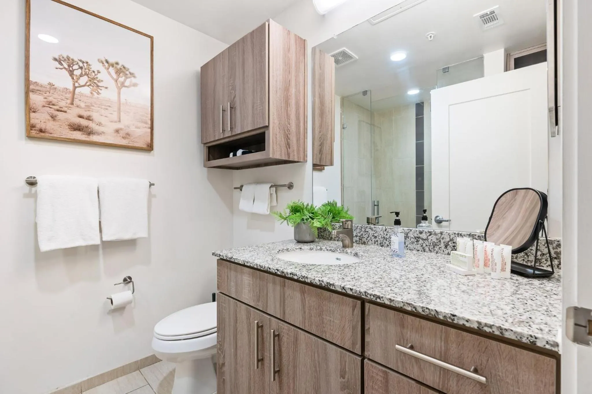 Shower in Lodgeur Midtown, Houston - close to Downtown & Texas Medical Center