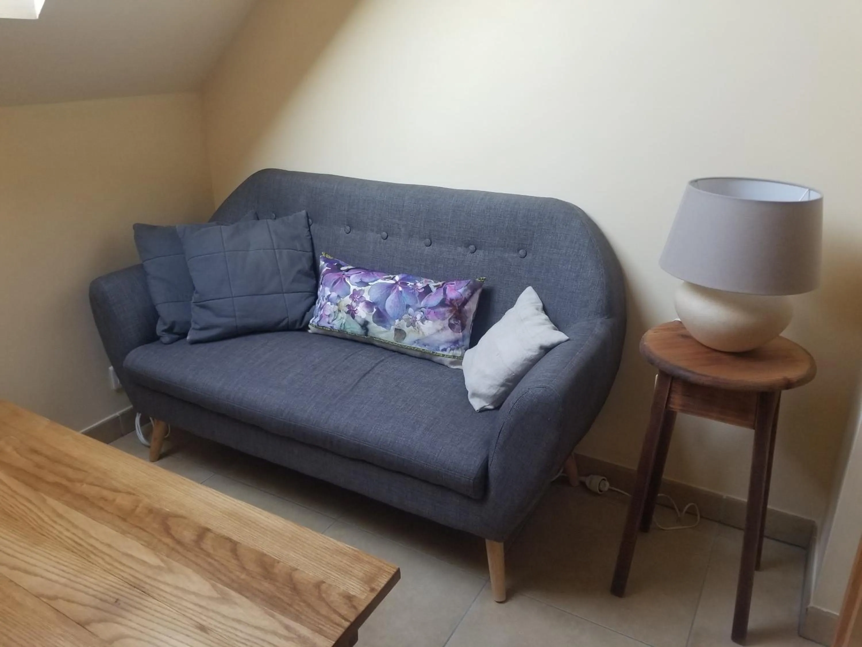 Seating area in chambre d'hôtes de charme, un temps en forêt