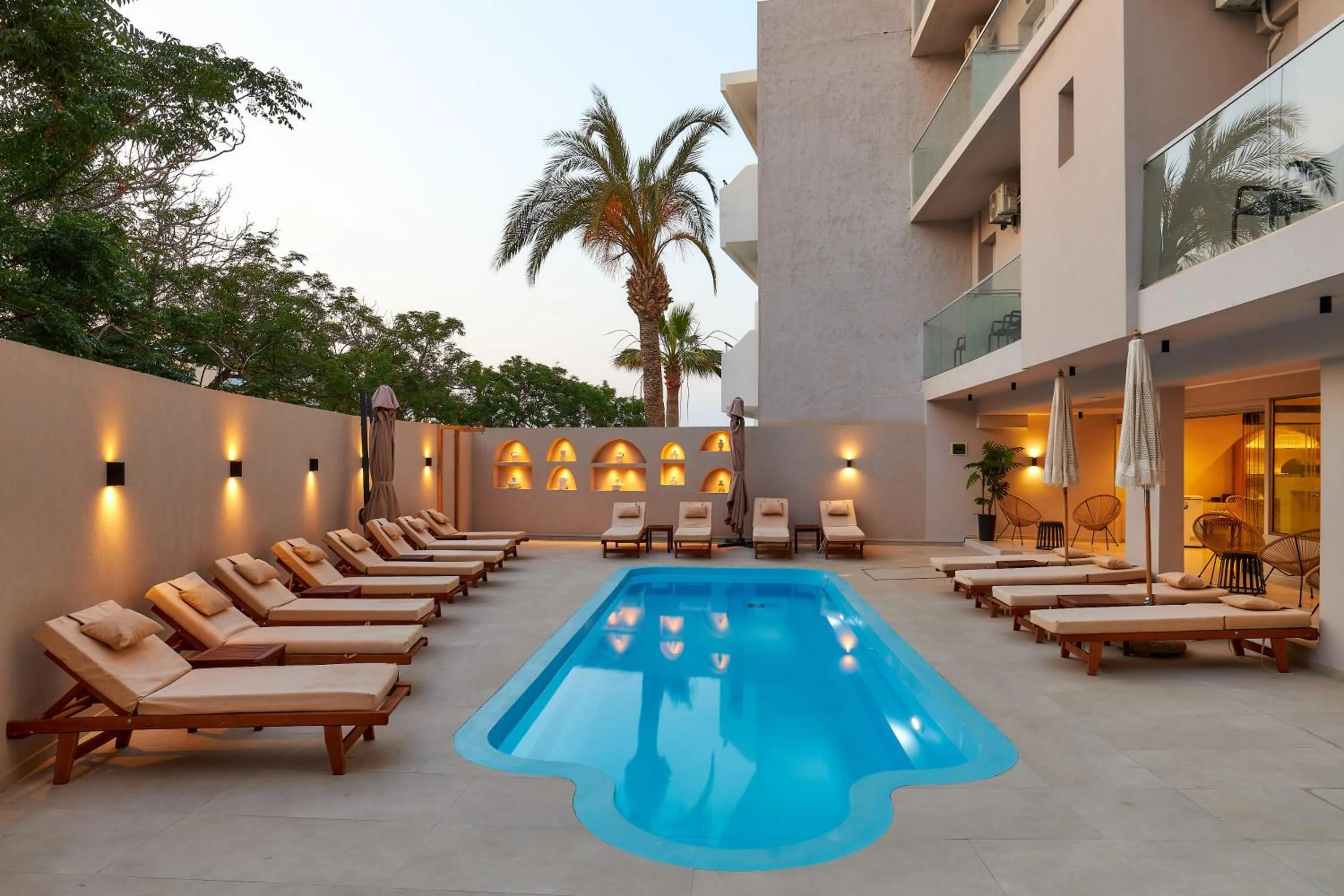 Swimming pool in Lotus Rise Hotel - Adults Only