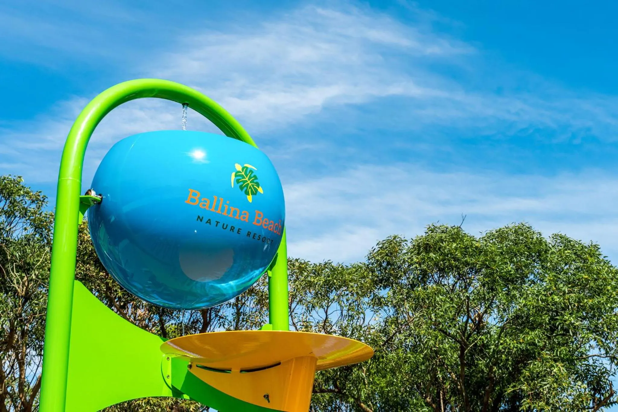 Aqua park in Ballina Beach Nature Resort