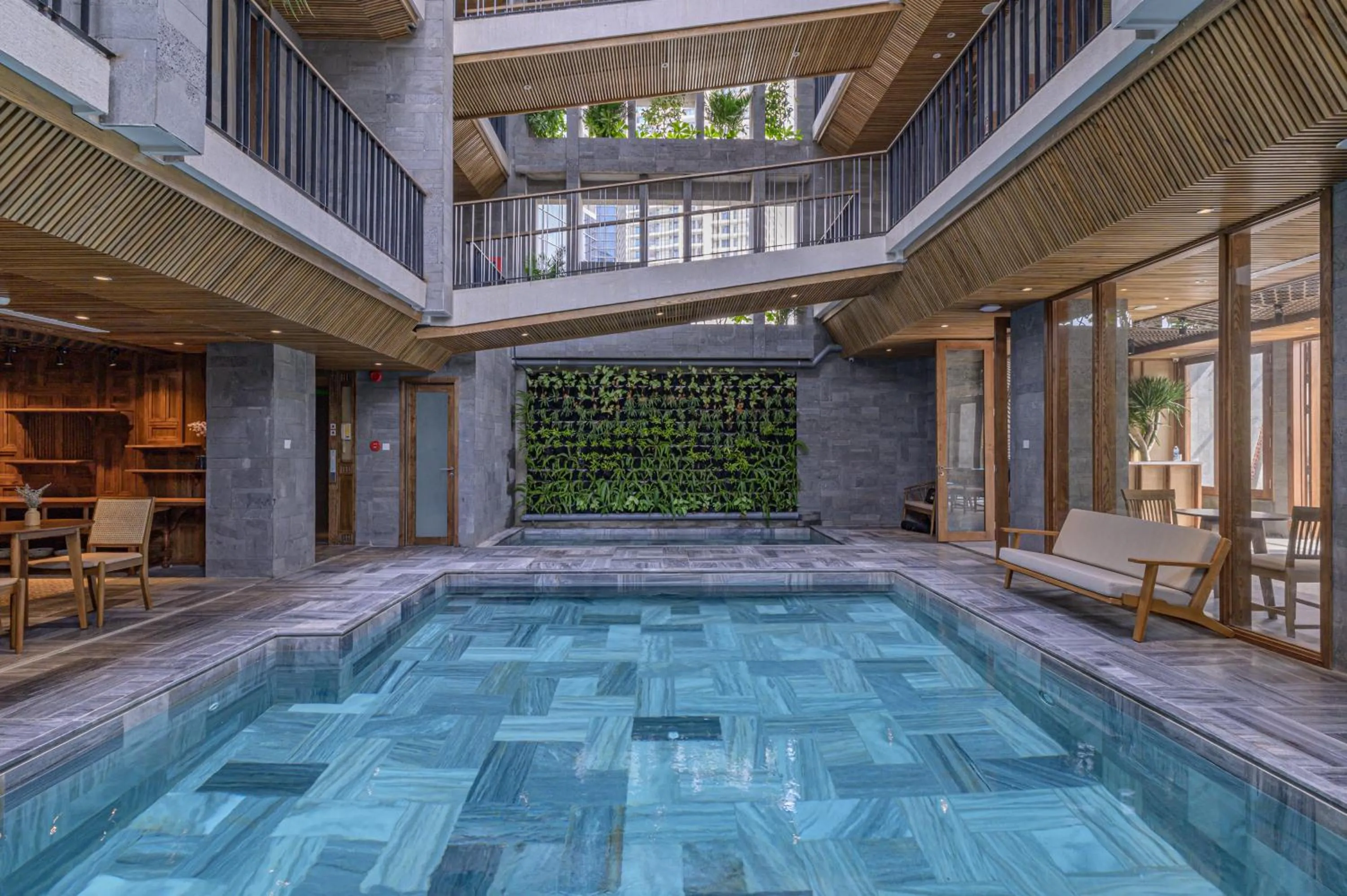 Pool view in Le Boutique Danang