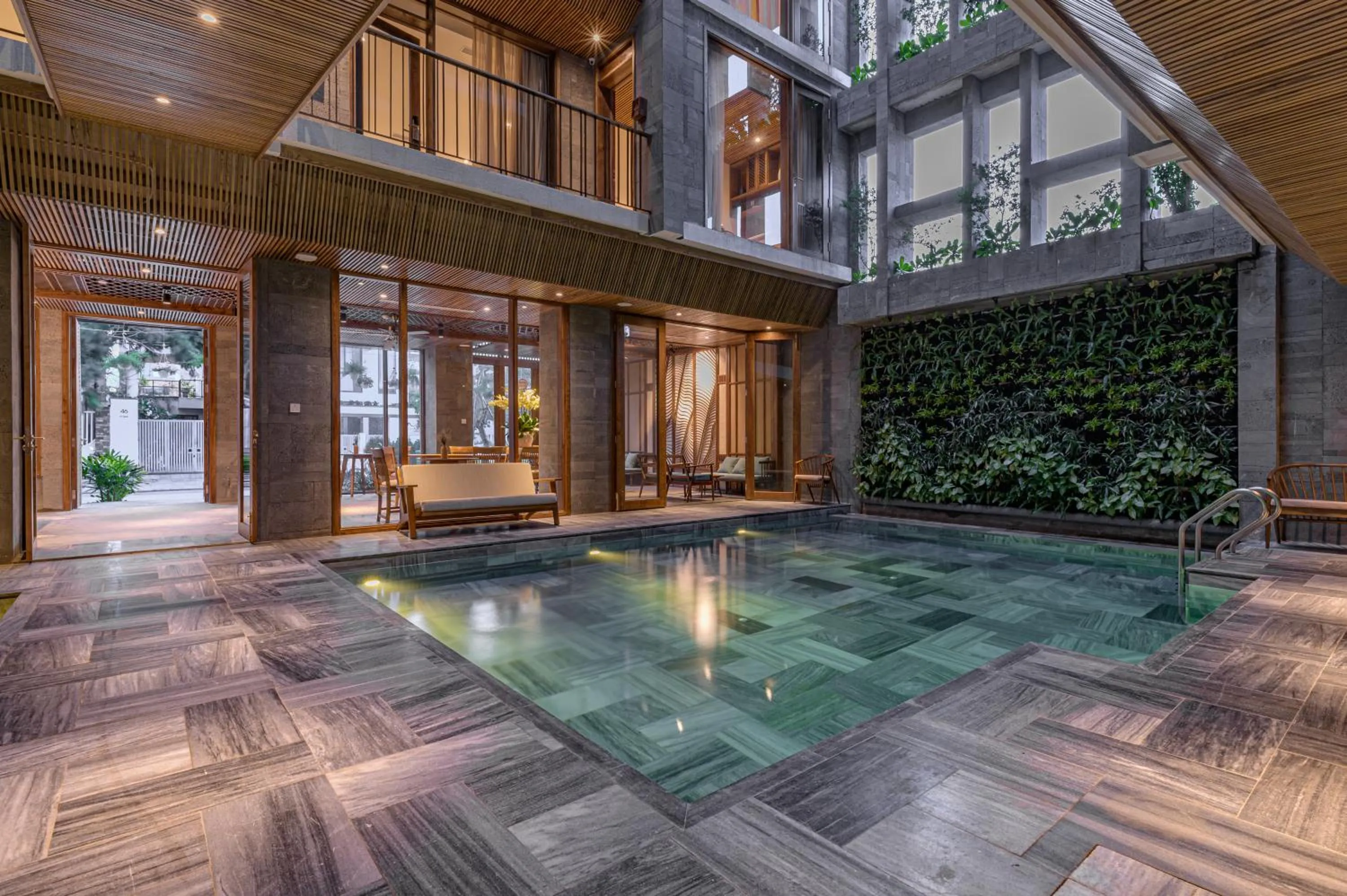 Swimming pool in Le Boutique Danang