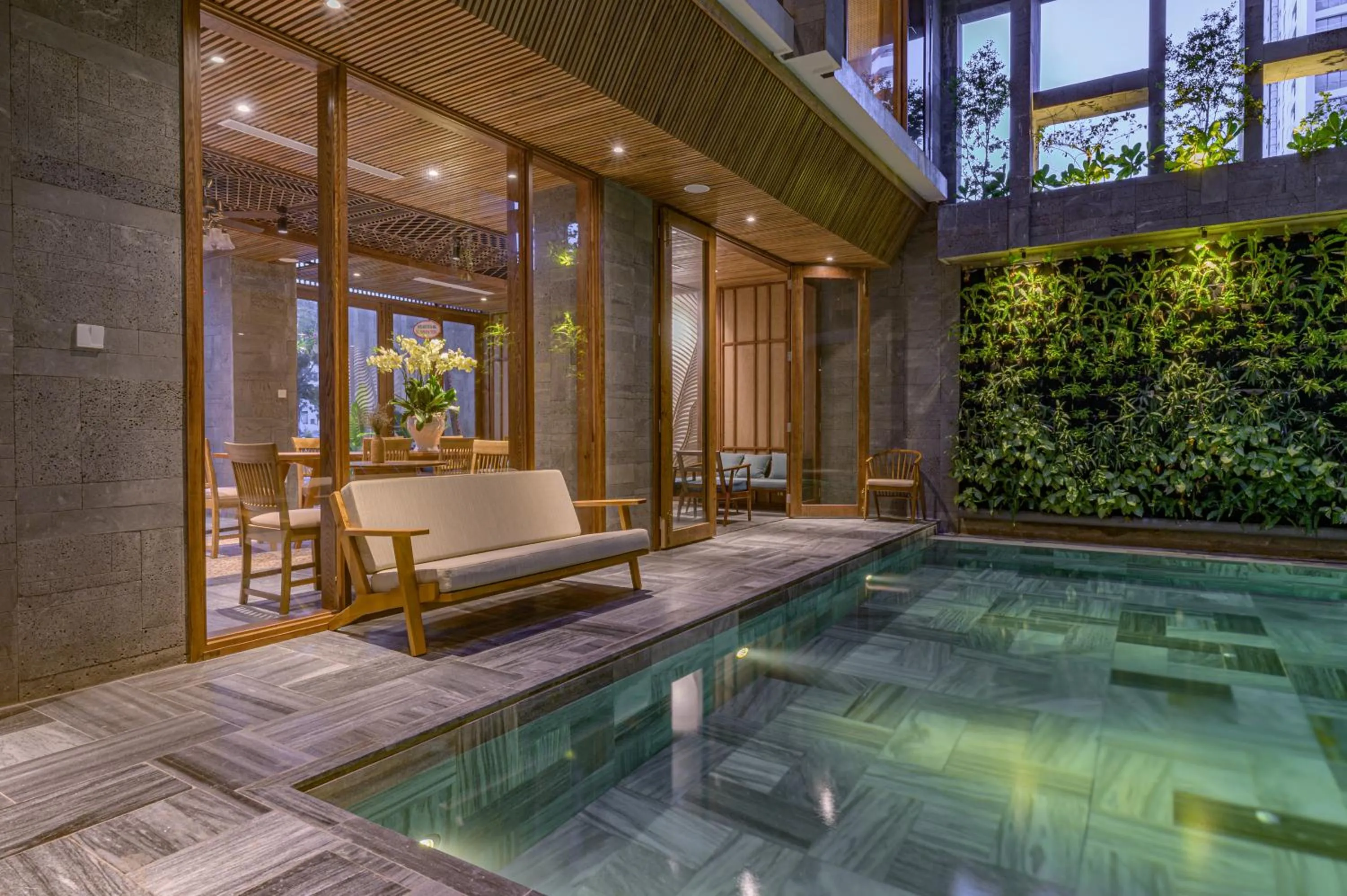 Swimming pool in Le Boutique Danang