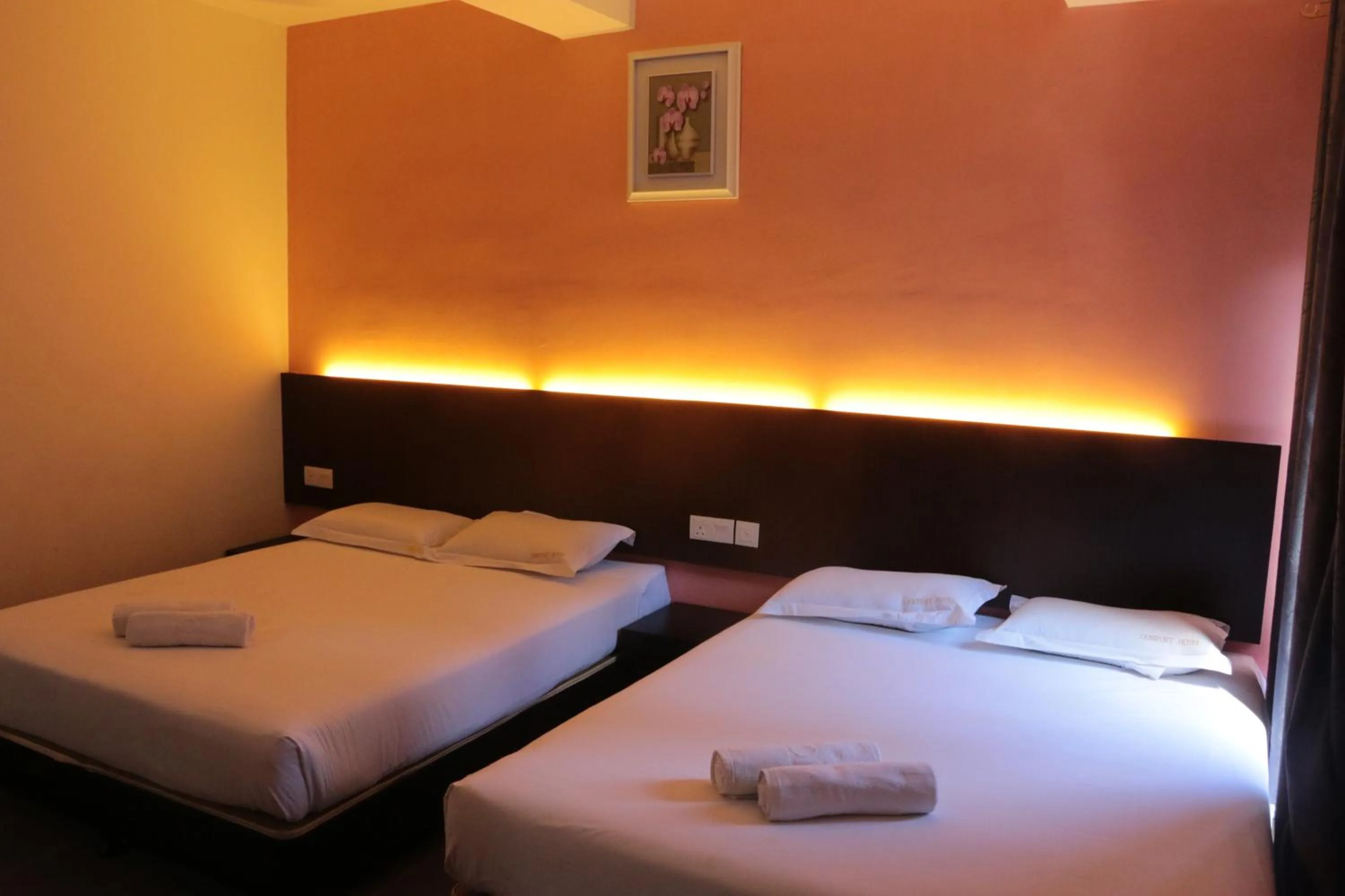 Bed in Bayu View Hotel Melaka