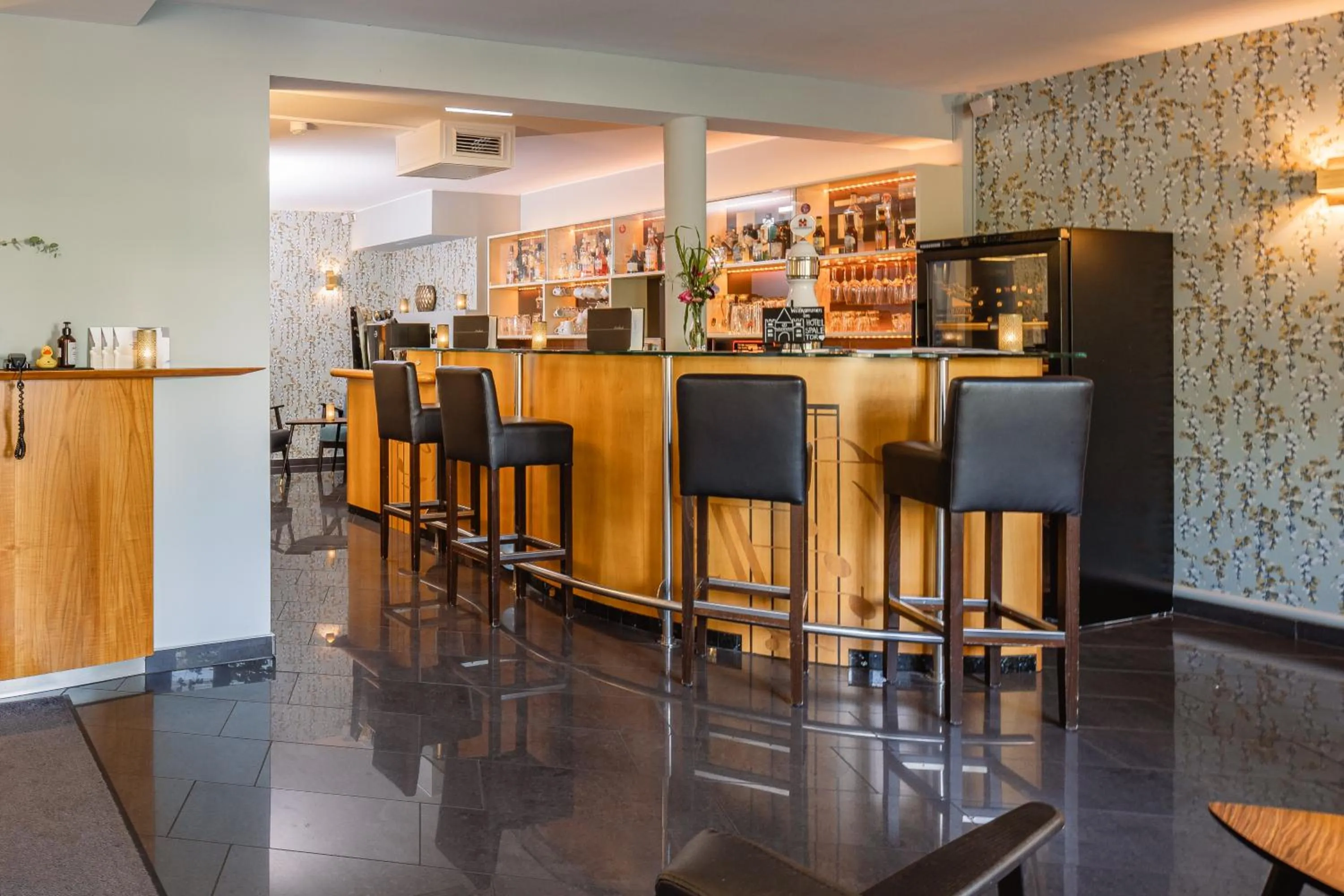 Lobby or reception in Hotel Spalentor - Ihr sympathisches Stadthotel