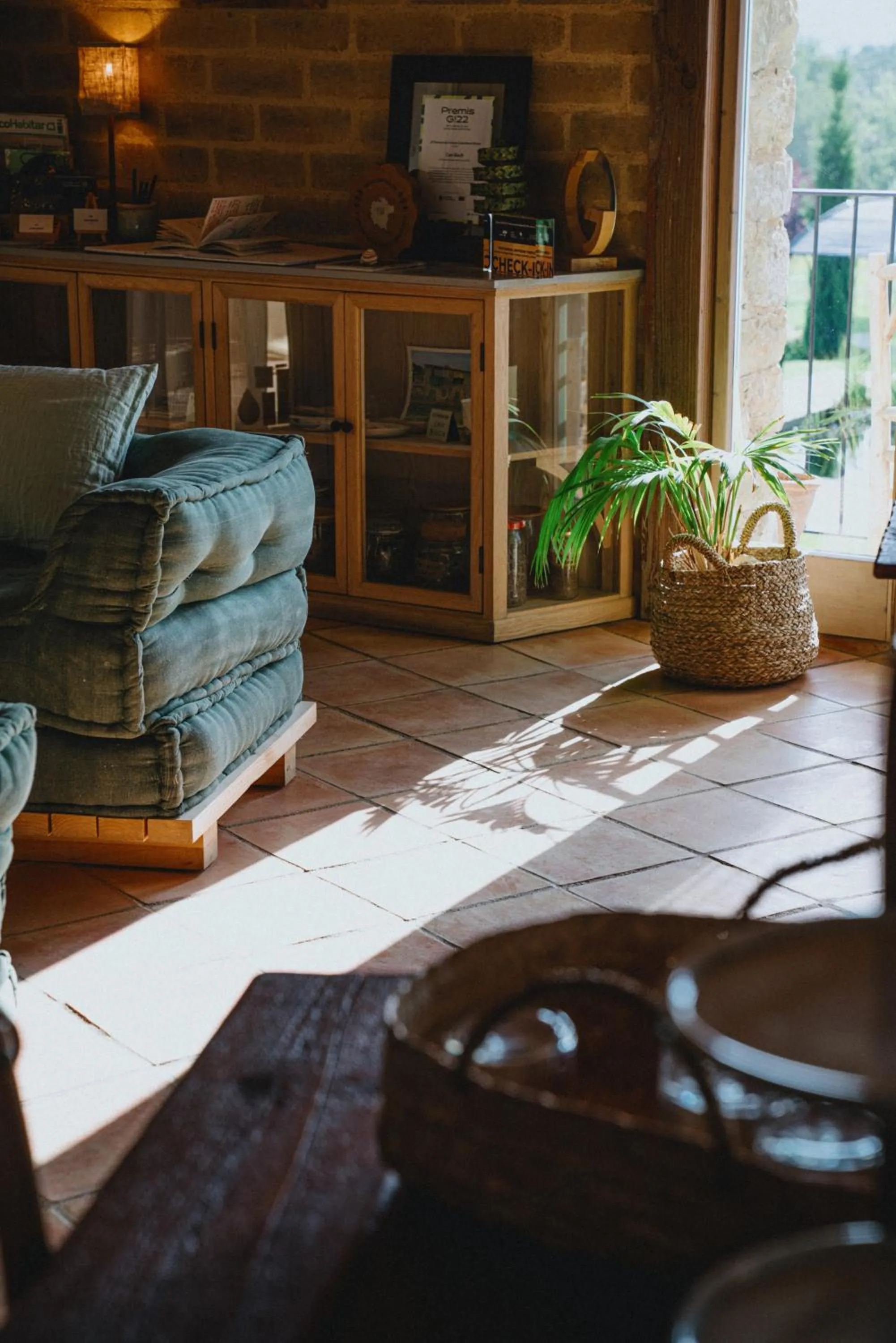 Living room in ECOTurisme Can Buch HOTEL