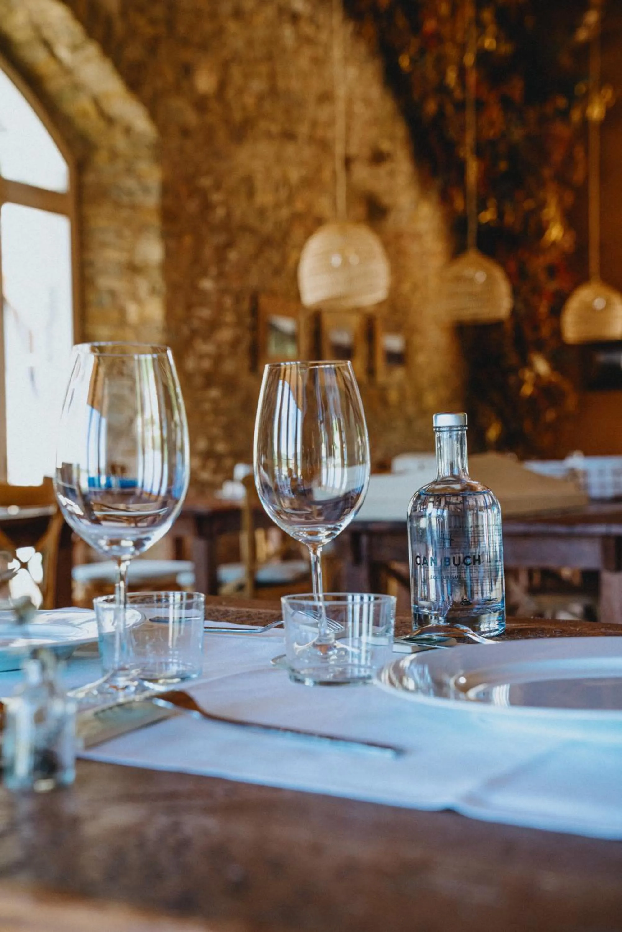Dining area in ECOTurisme Can Buch HOTEL