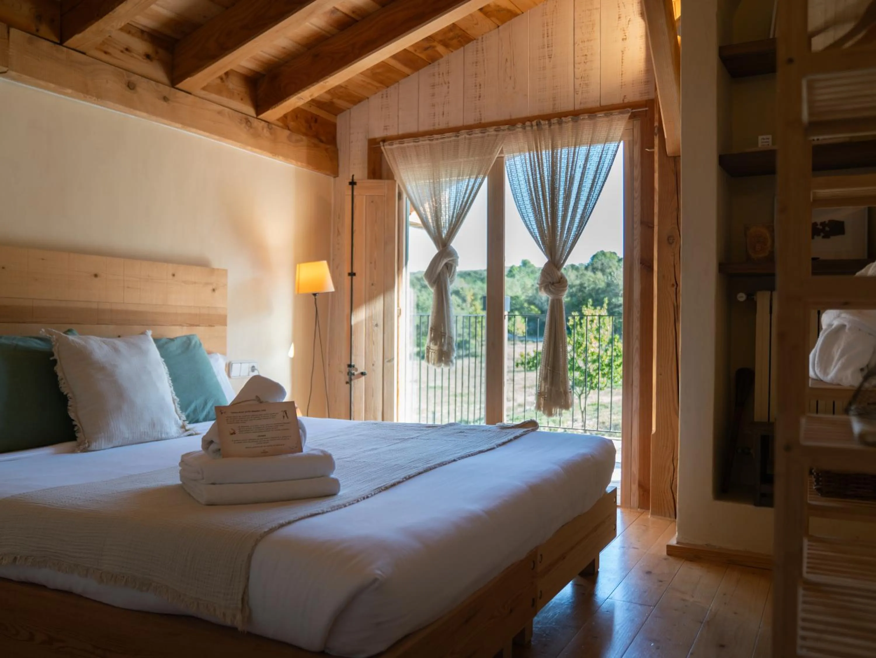 Bed in ECOTurisme Can Buch HOTEL Boutique & SPA