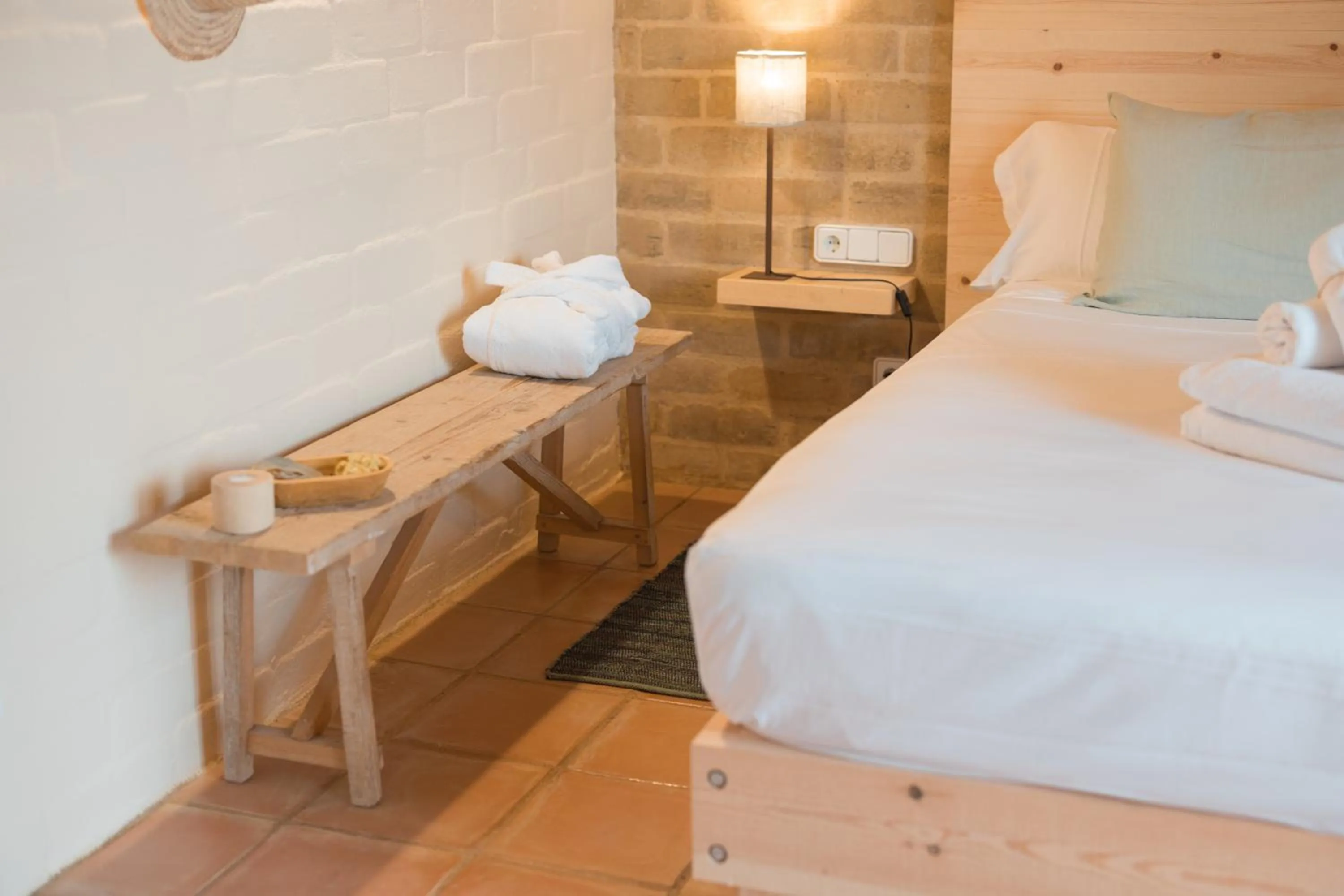 Bed in ECOTurisme Can Buch HOTEL