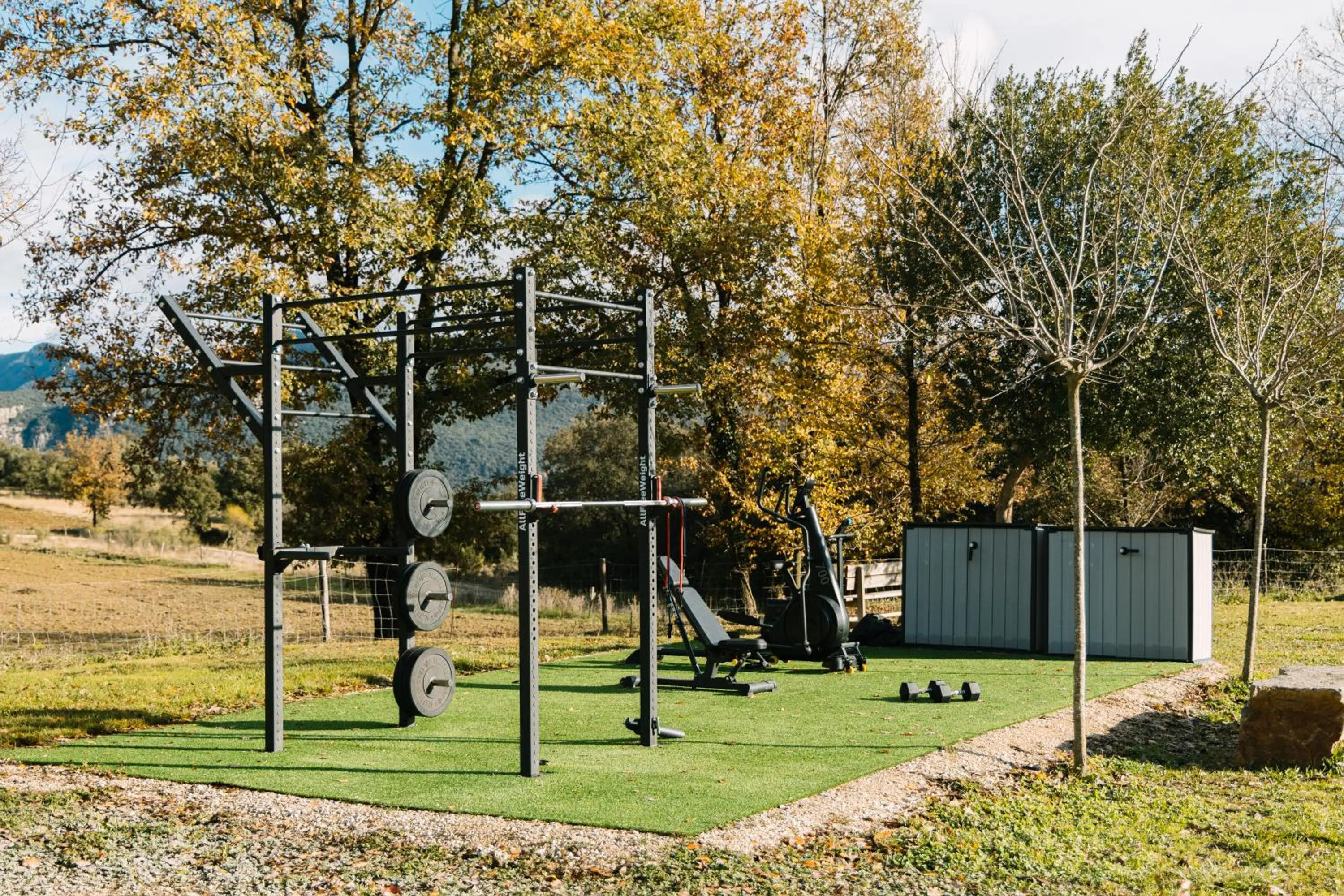 Fitness centre/facilities in ECOTurisme Can Buch HOTEL