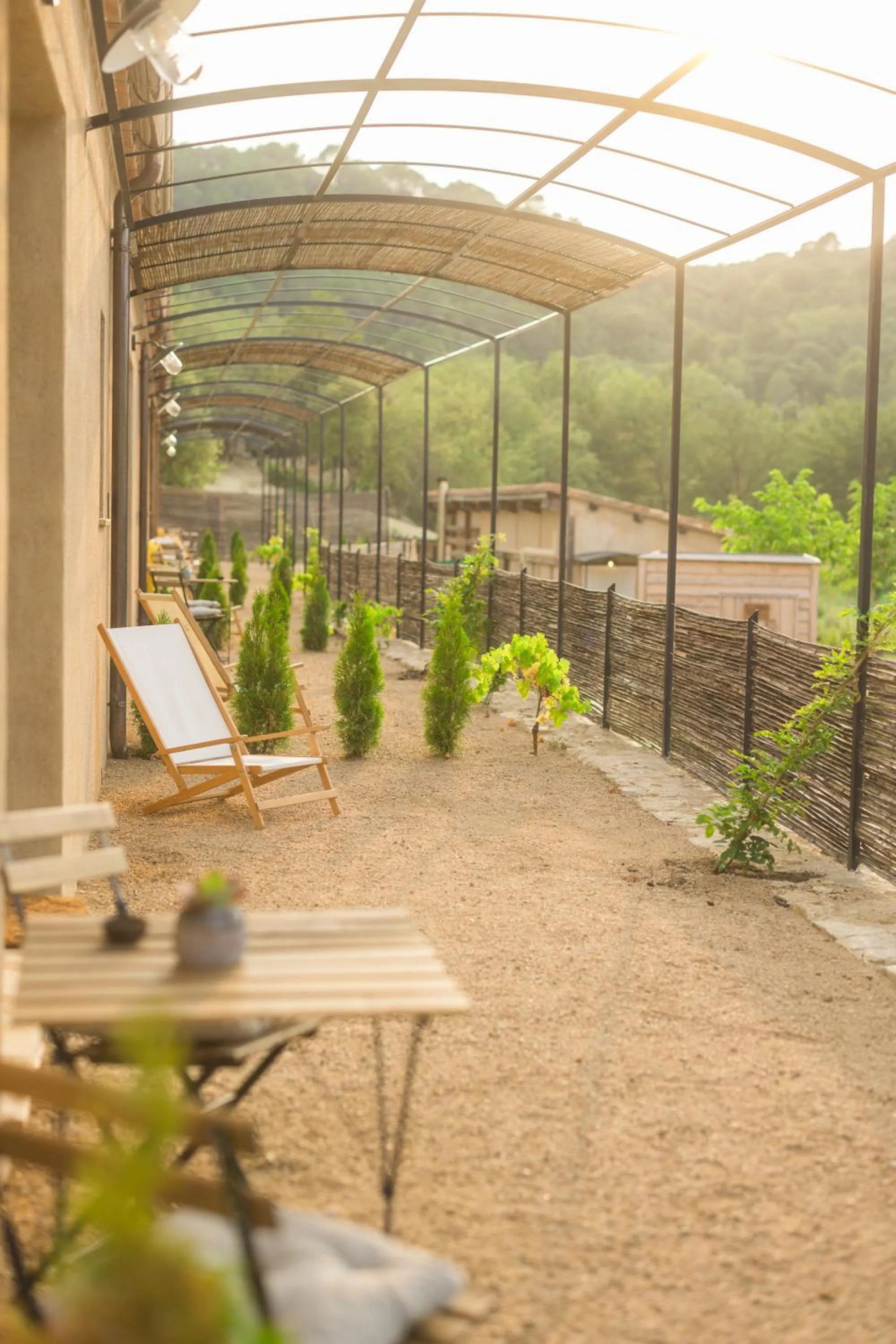 Balcony/Terrace in ECOTurisme Can Buch HOTEL