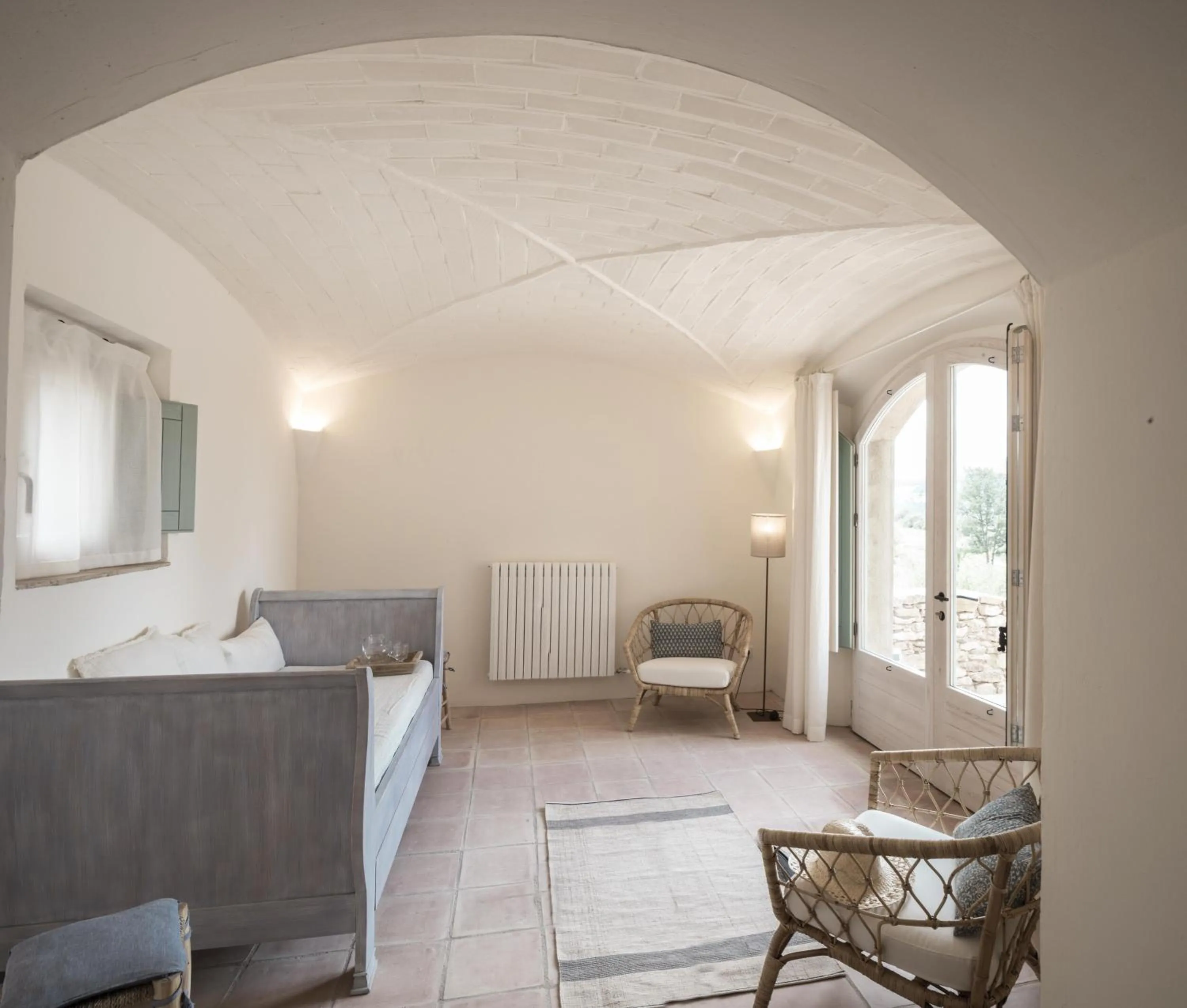 Living room, Bed in ECOTurisme Can Buch HOTEL