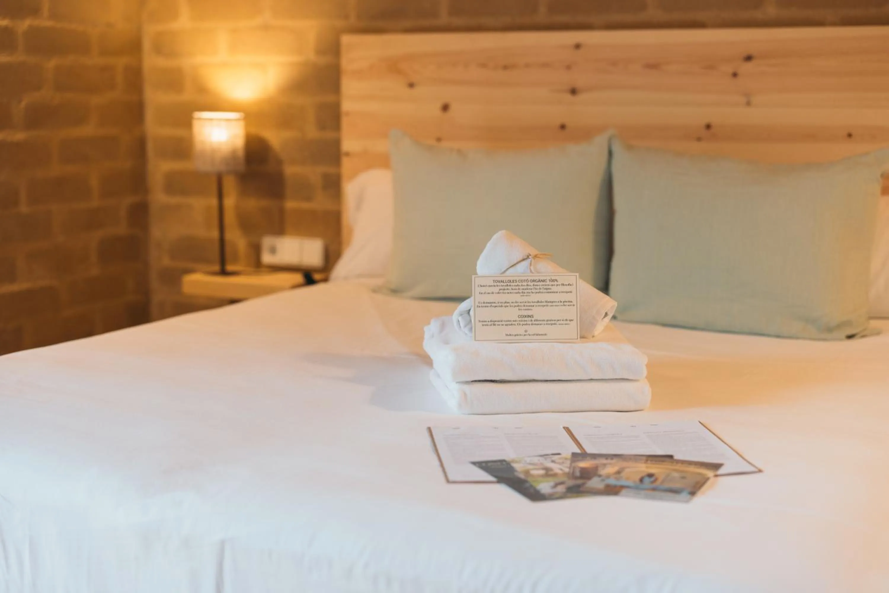 Bed in ECOTurisme Can Buch HOTEL