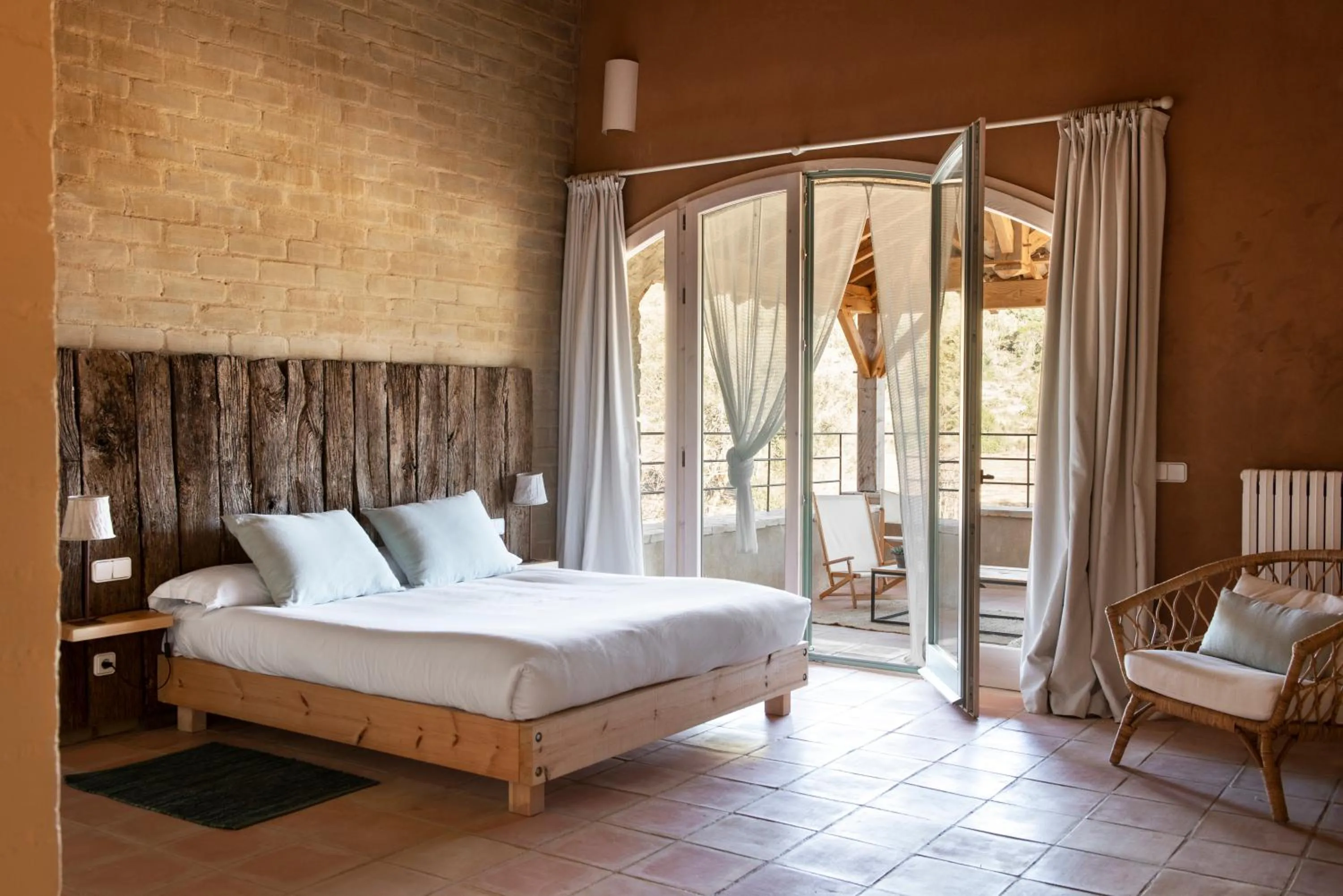 Bed in ECOTurisme Can Buch HOTEL