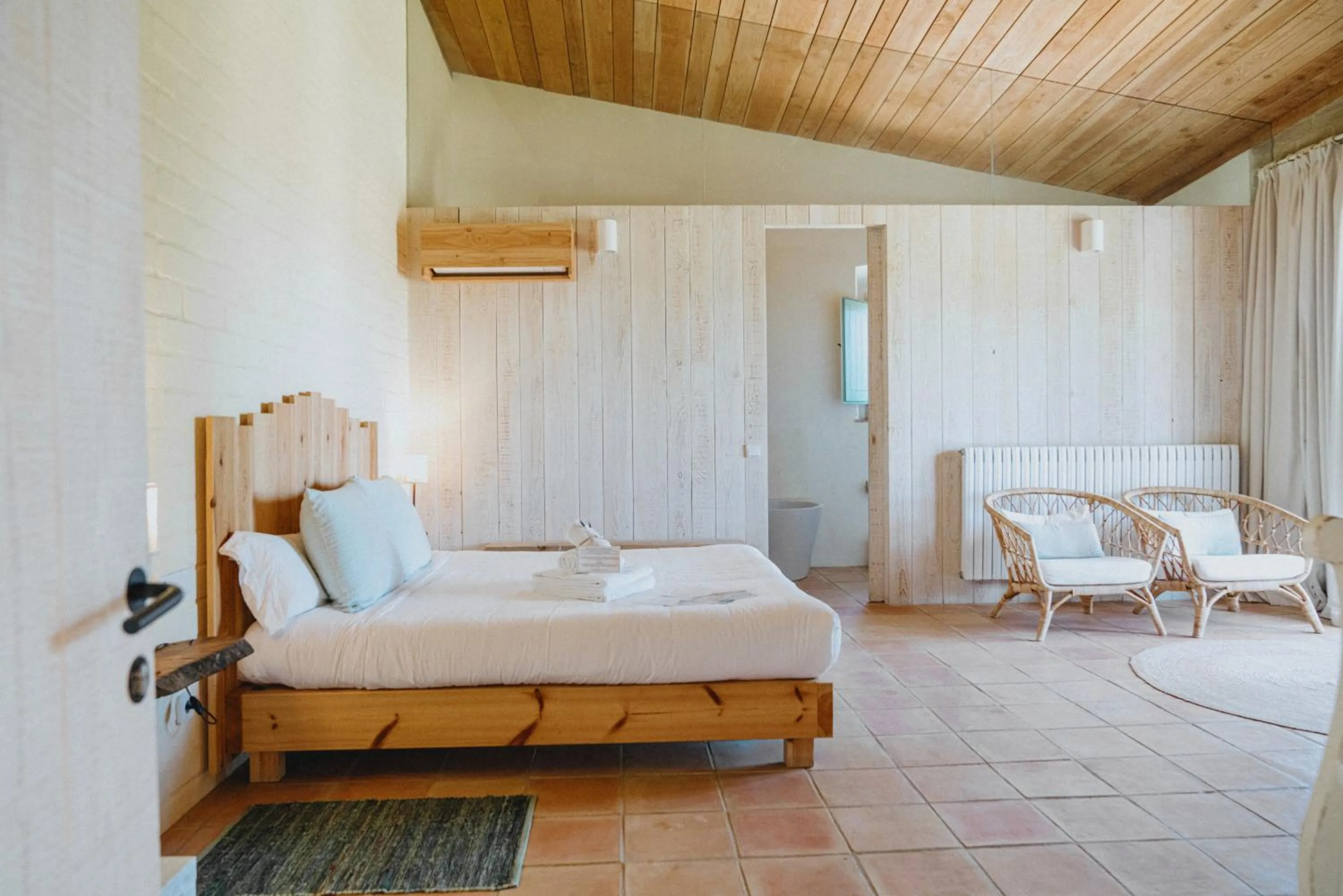 Bed in ECOTurisme Can Buch HOTEL