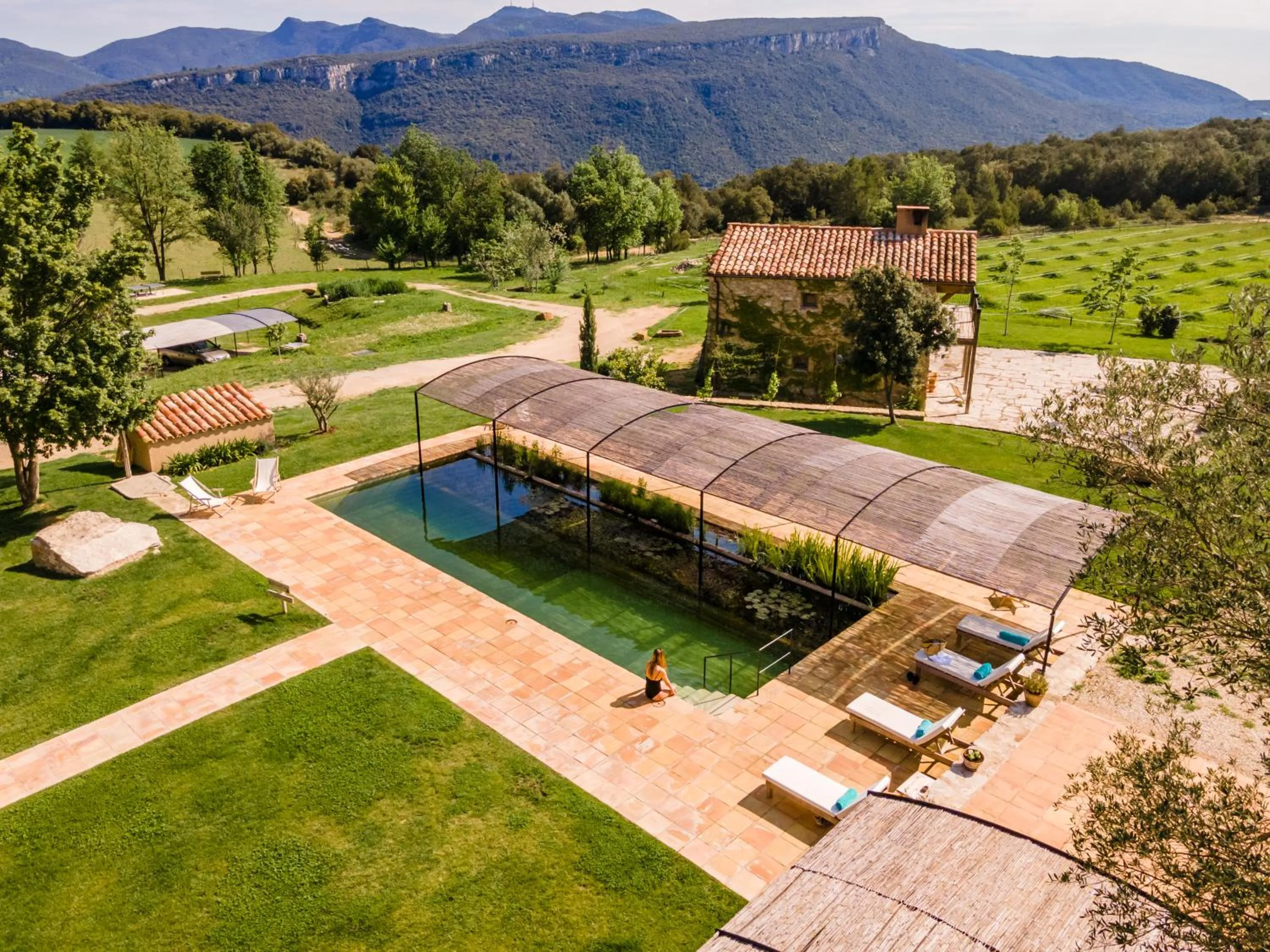 Bird's eye view in ECOTurisme Can Buch HOTEL