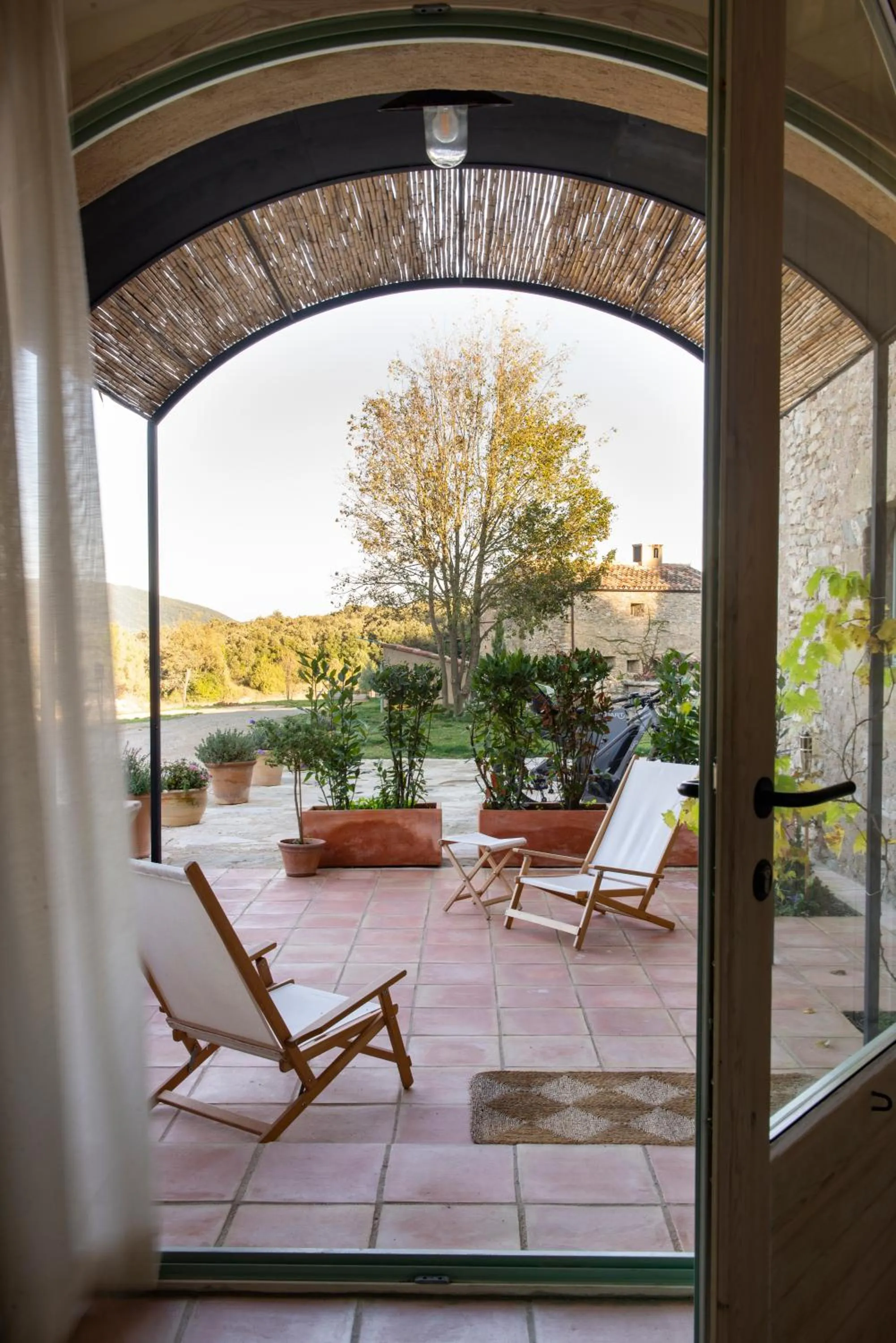 Balcony/Terrace in ECOTurisme Can Buch HOTEL