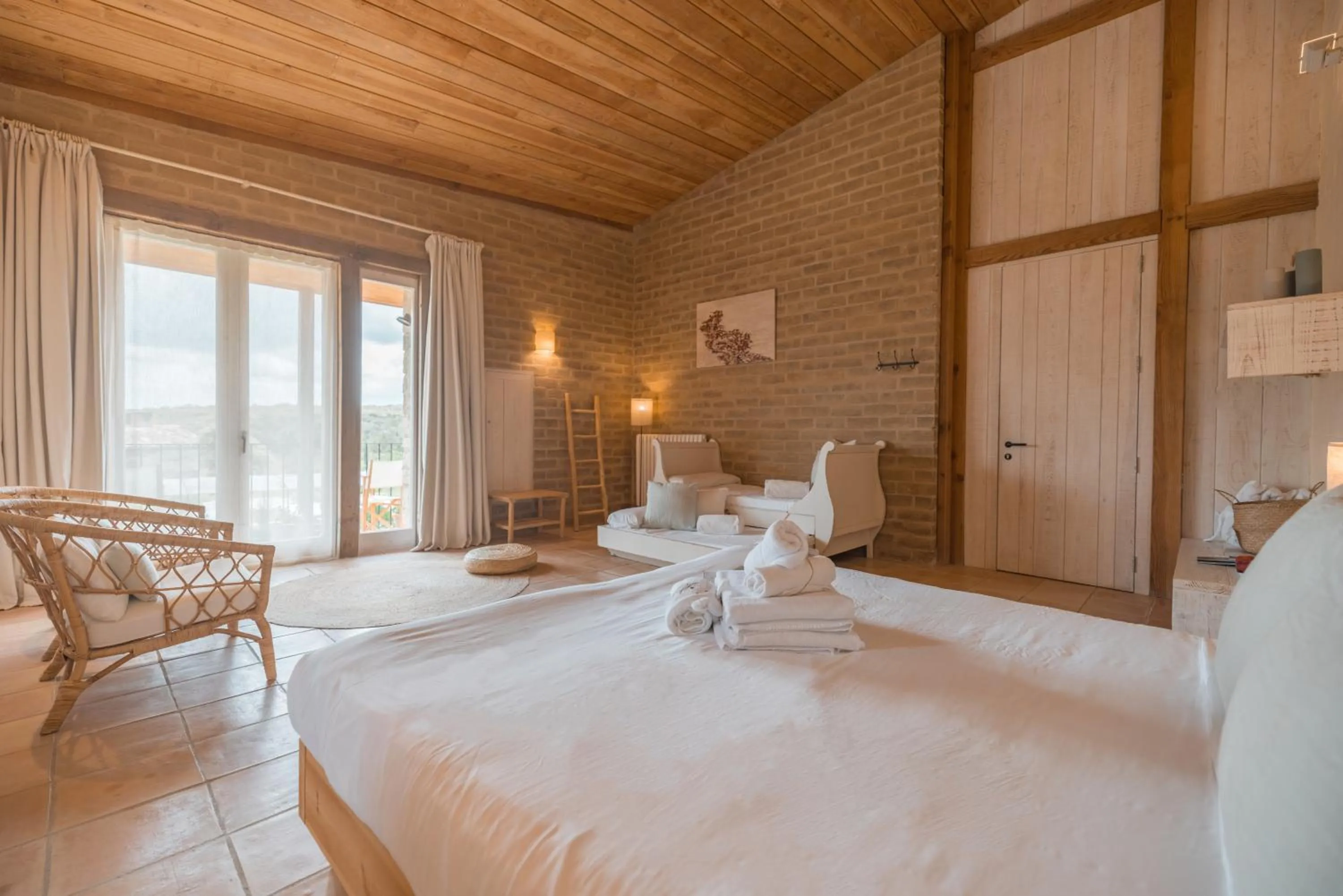 Photo of the whole room, Bed in ECOTurisme Can Buch HOTEL