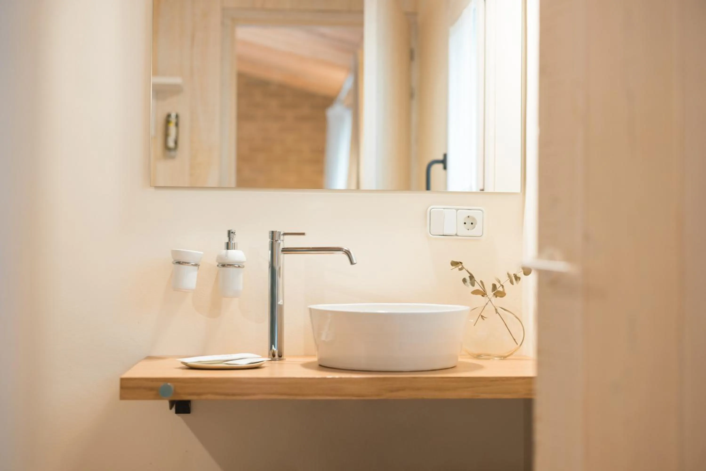 Bathroom in ECOTurisme Can Buch HOTEL