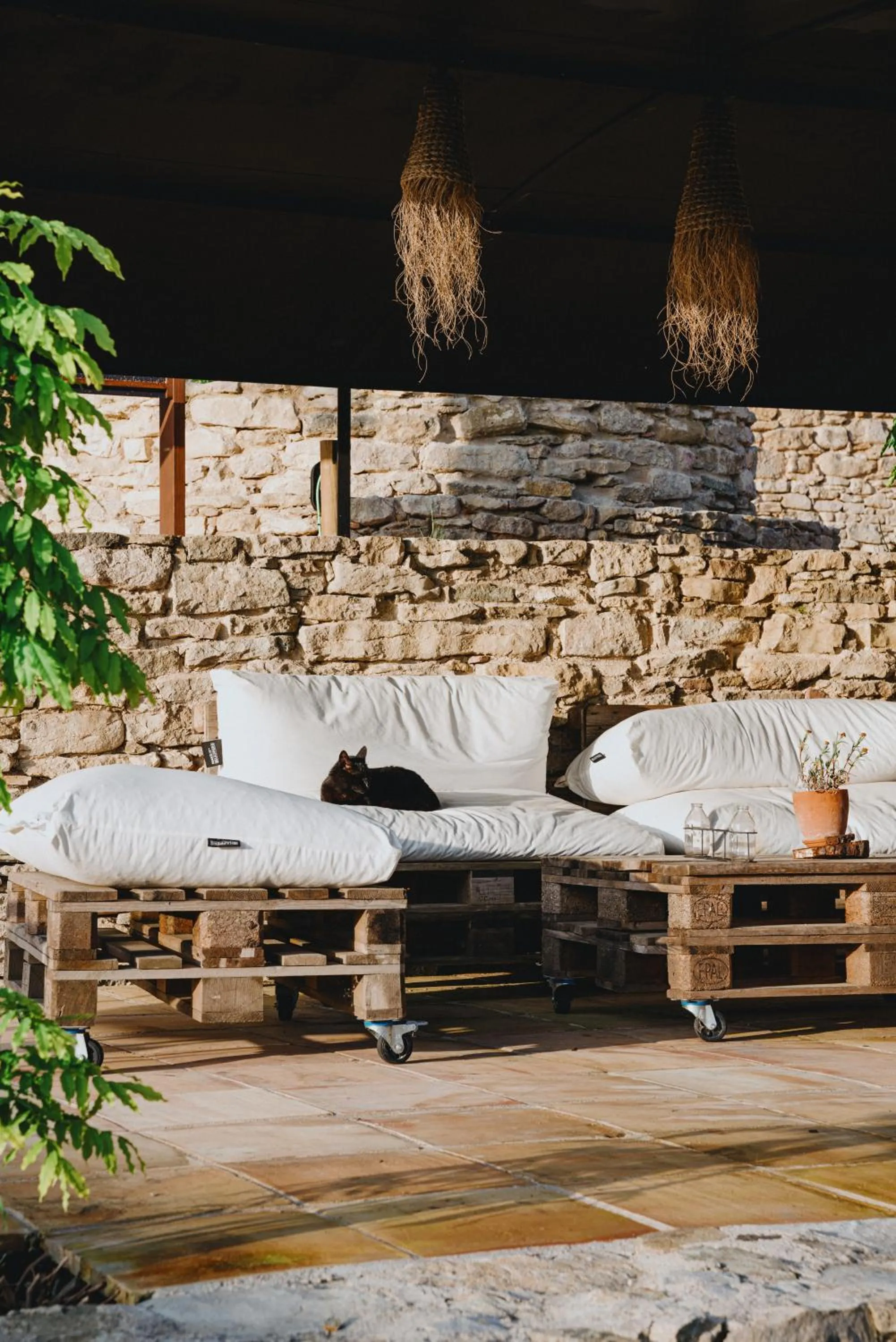 Balcony/Terrace in ECOTurisme Can Buch HOTEL