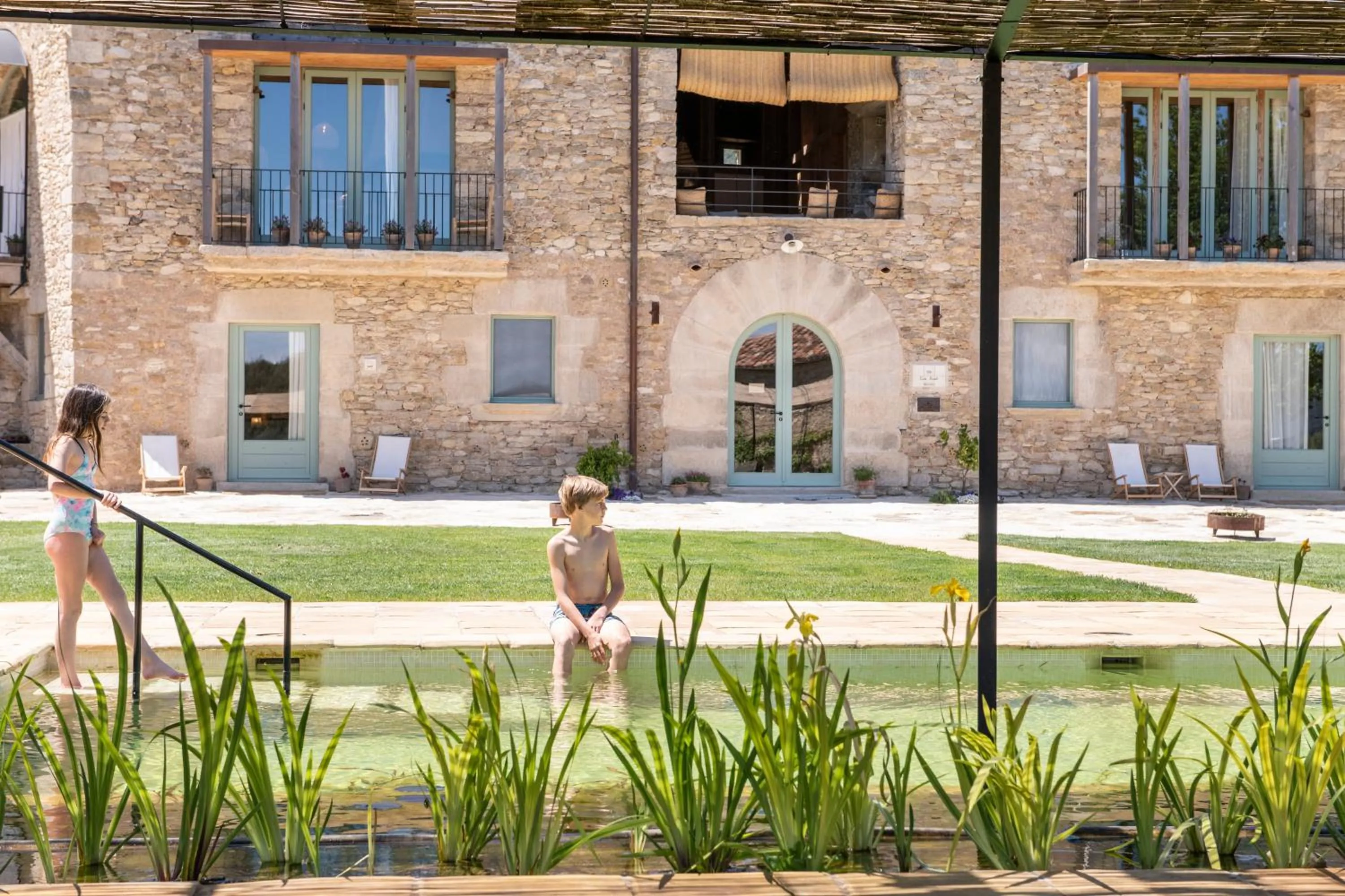 Swimming pool in ECOTurisme Can Buch HOTEL