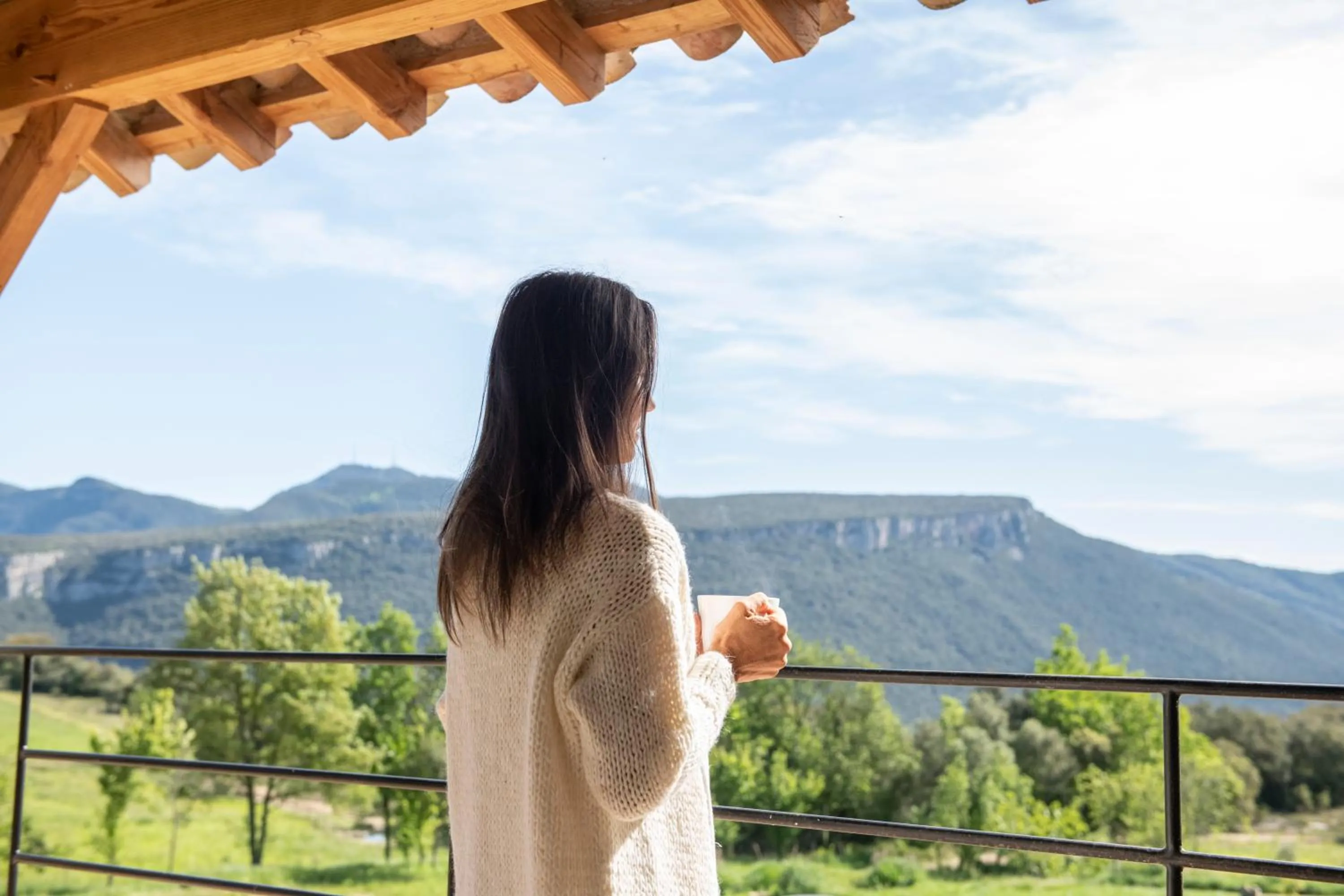 Garden view in ECOTurisme Can Buch HOTEL