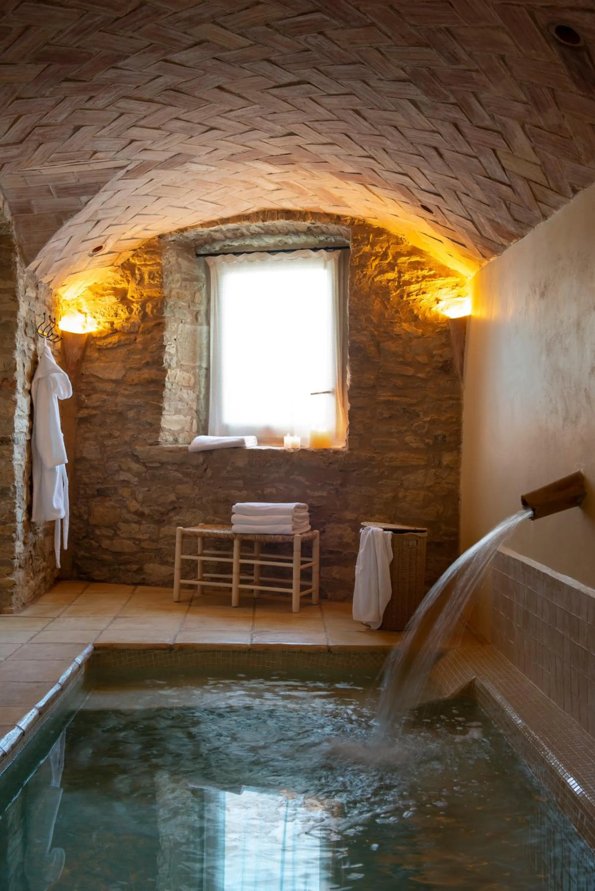 Steam room in ECOTurisme Can Buch HOTEL