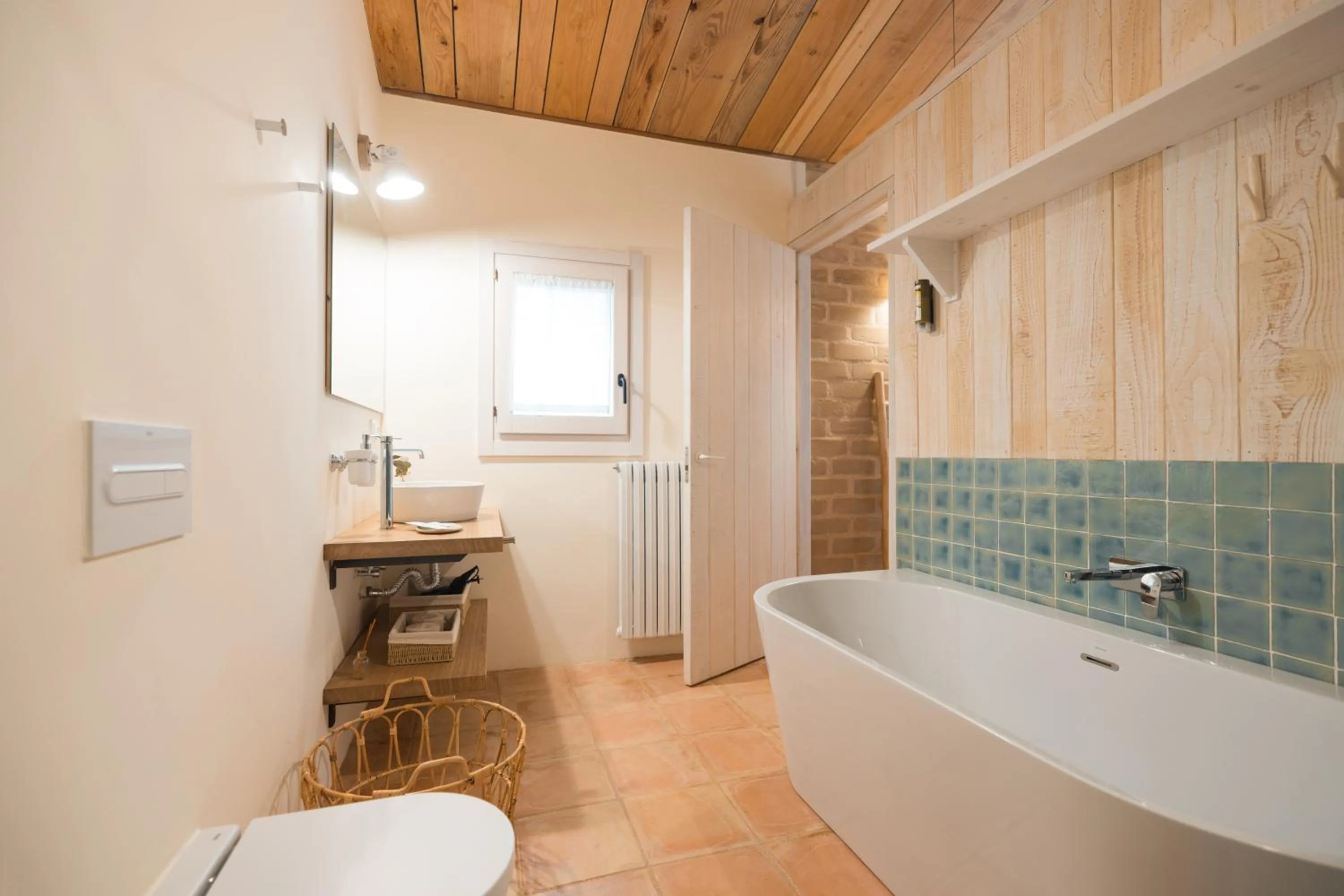 Bathroom in ECOTurisme Can Buch HOTEL