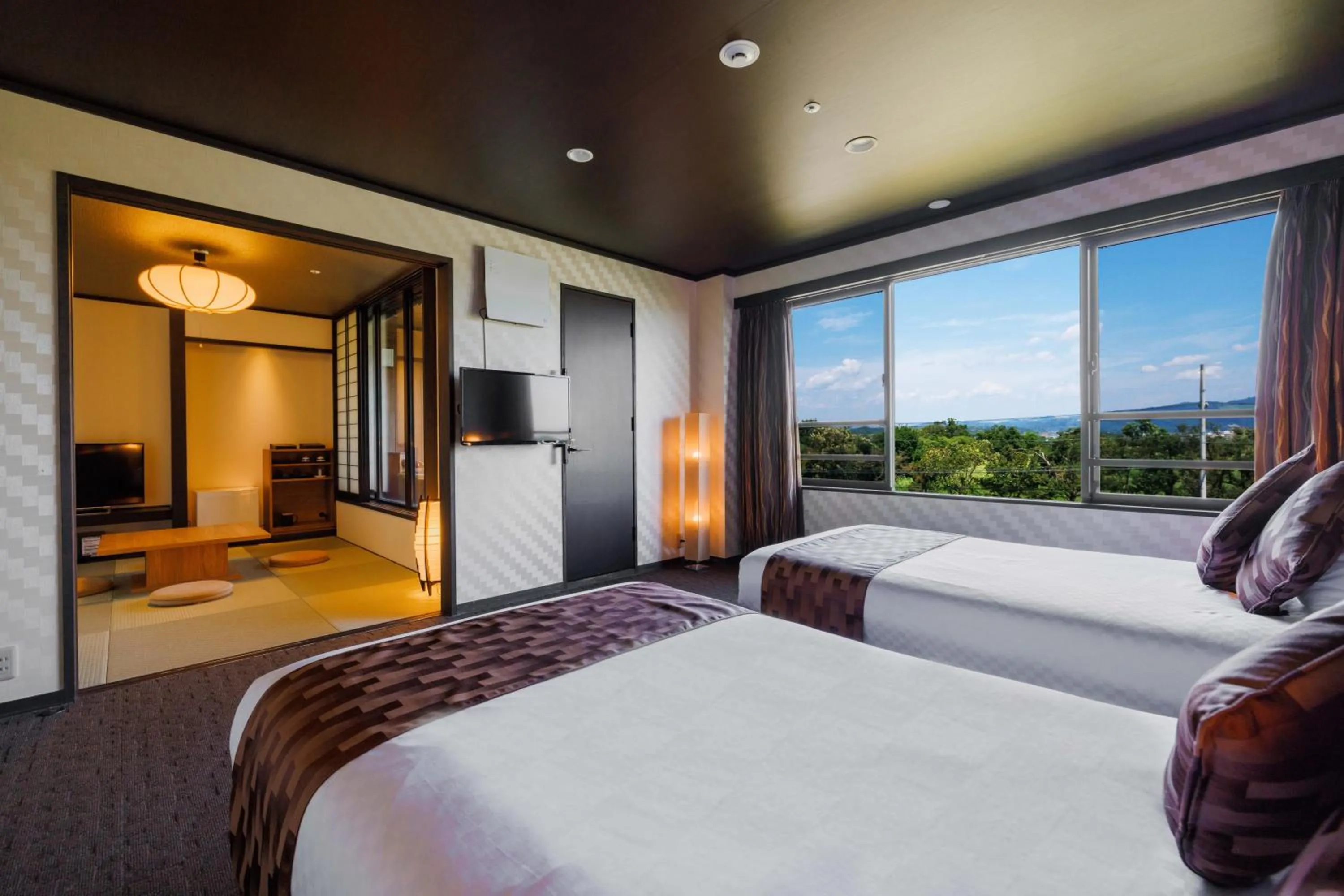 Photo of the whole room, Bed in Kanponoyado Nara