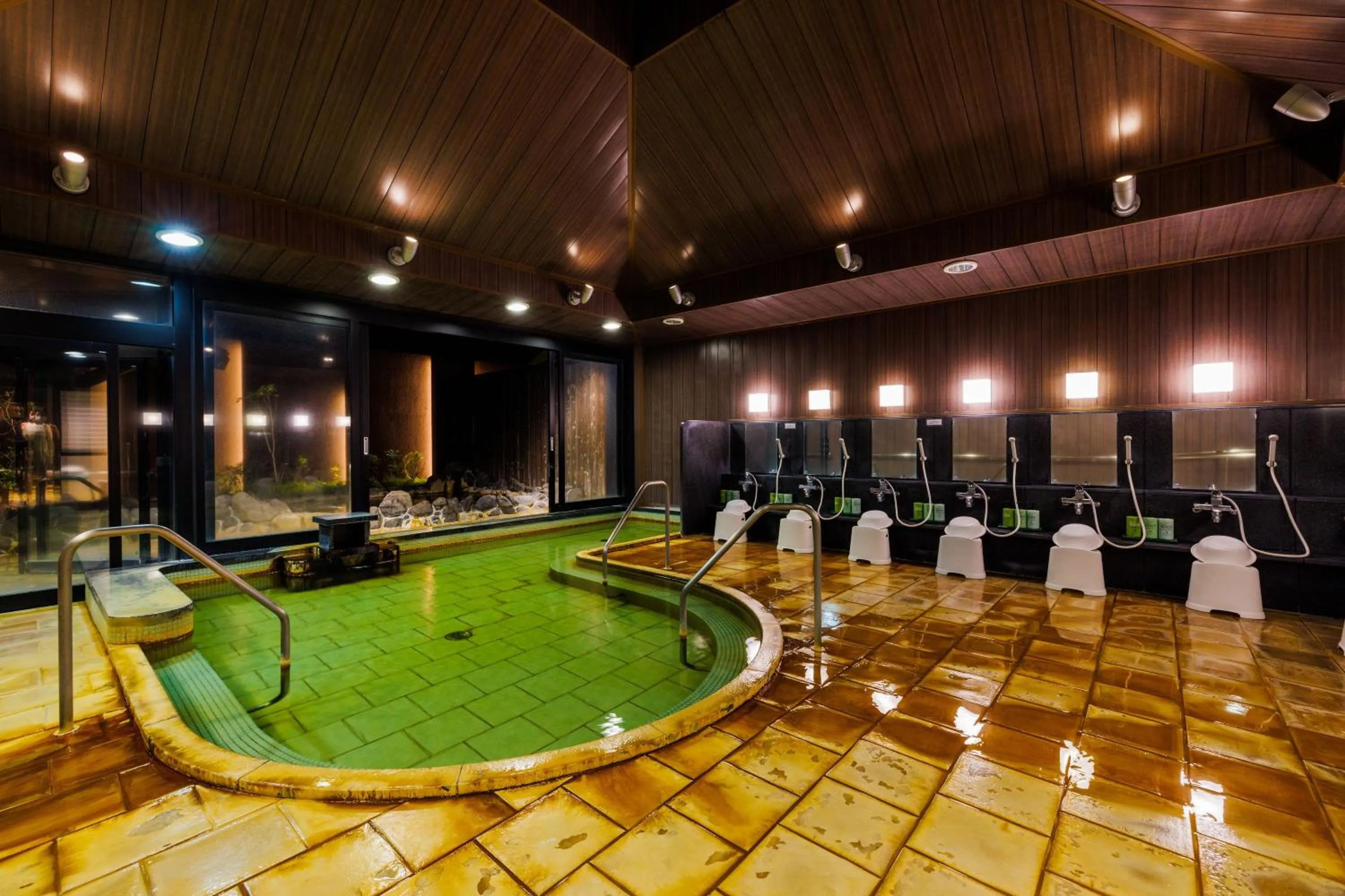 Hot Spring Bath in KAMENOI HOTEL Nara