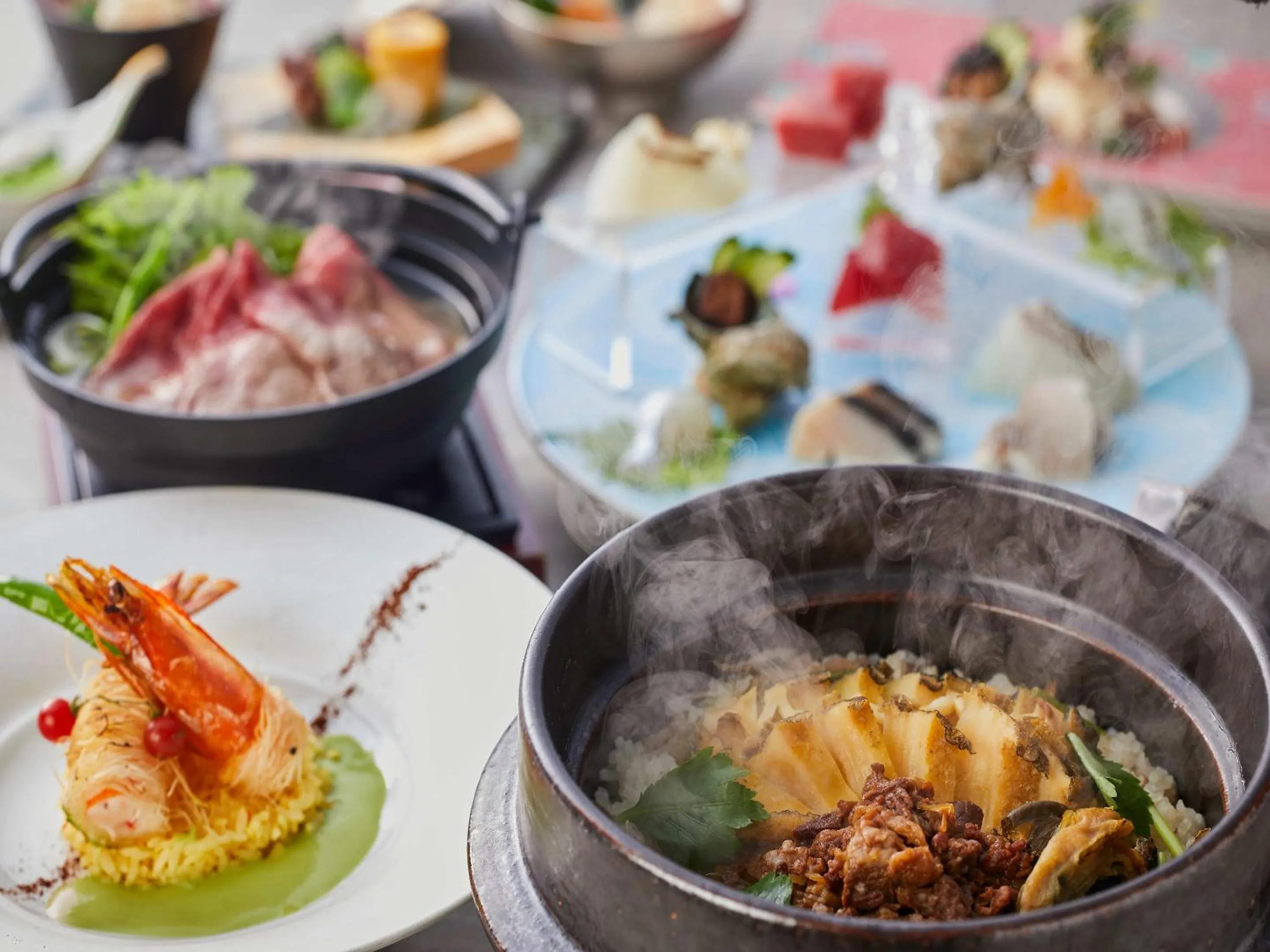 Dinner in KAMENOI HOTEL Nara