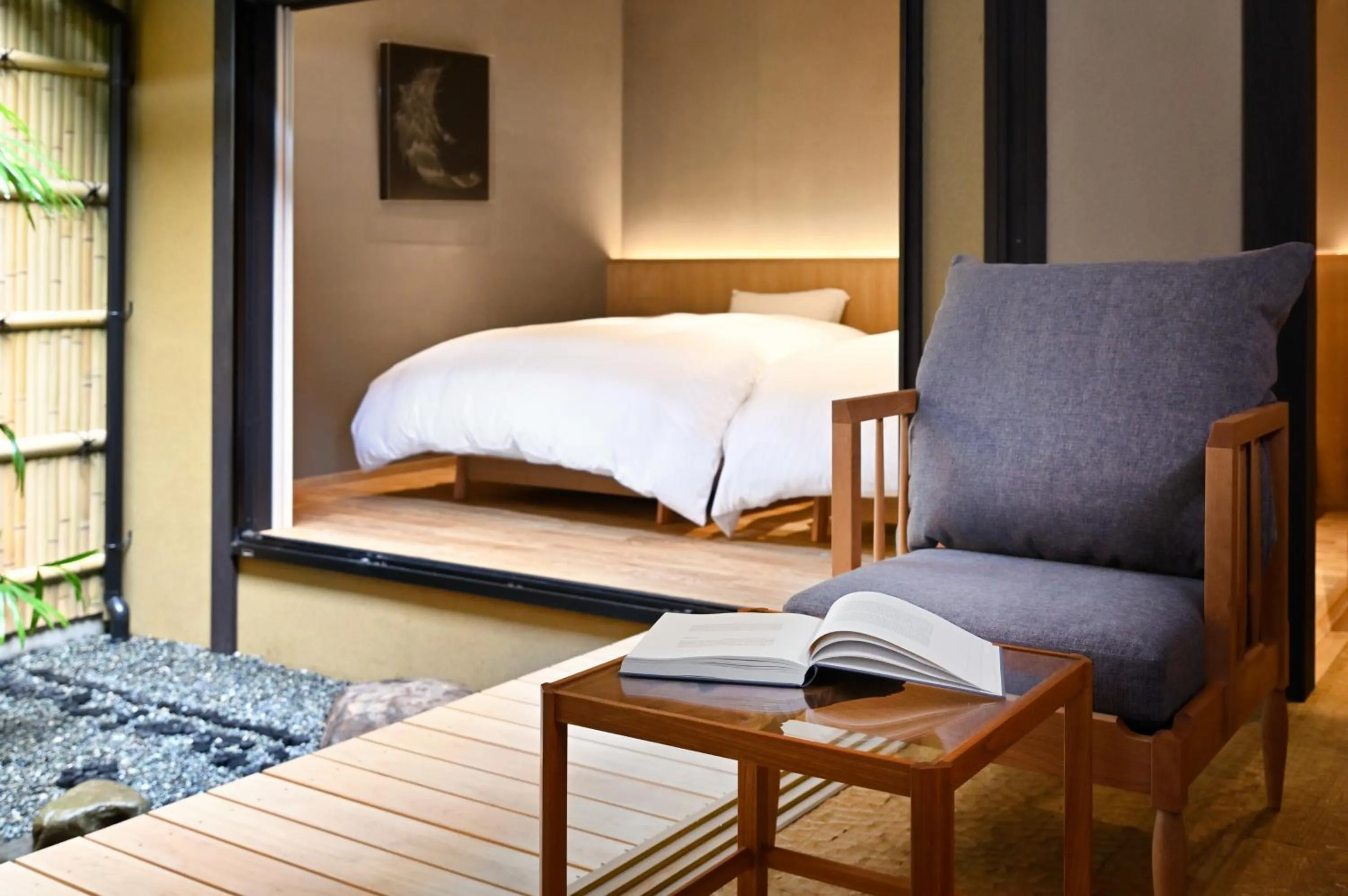 Patio, Bed in Kyo no Ondokoro TAKEYAMACHI #8