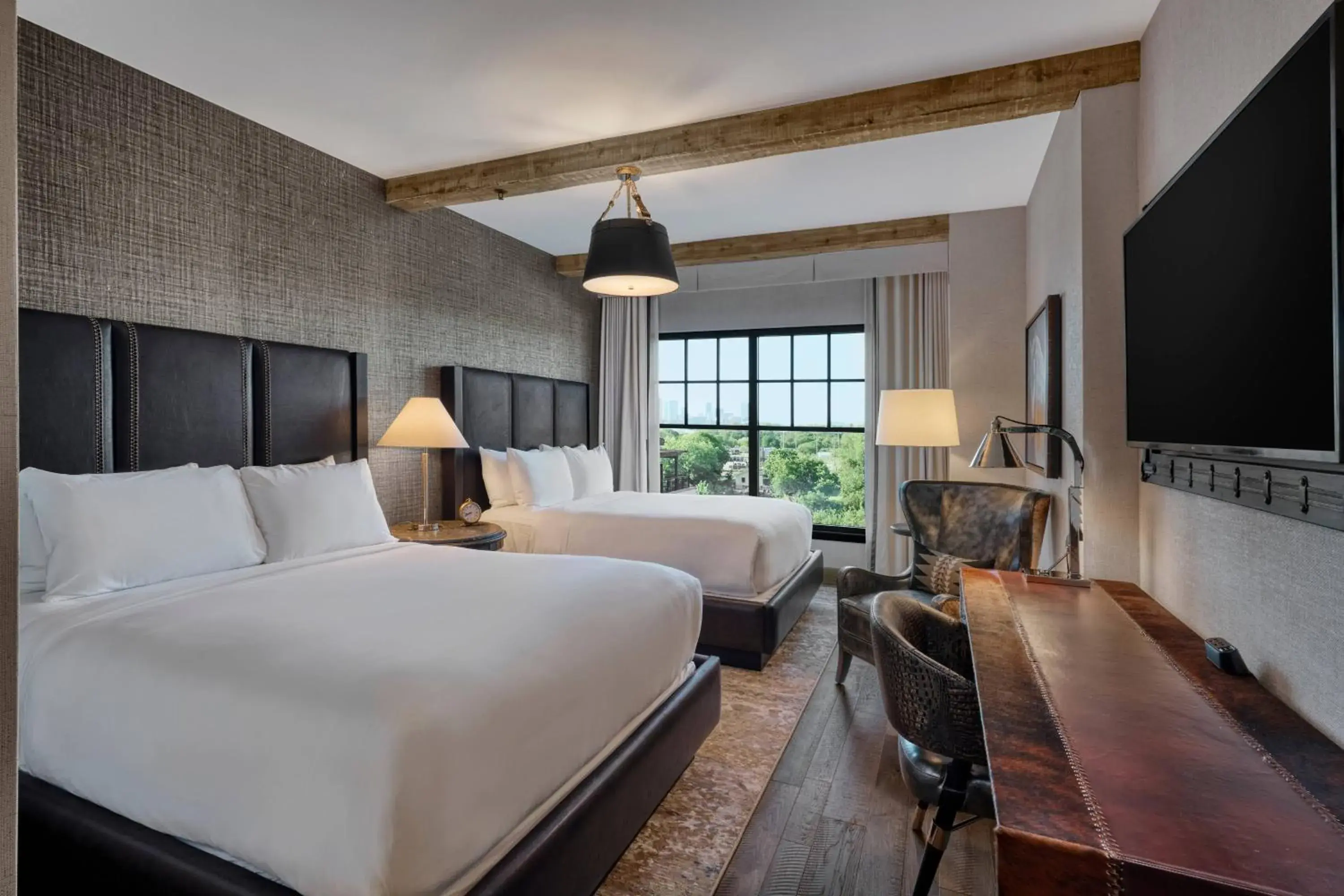 Deluxe Queen Room with Two Queen Beds - Hearing Accessible in Hotel Drover, Autograph Collection Deluxe Queen Room with Two Queen Beds - Hearing Accessible in Hotel Drover, Autograph Collection