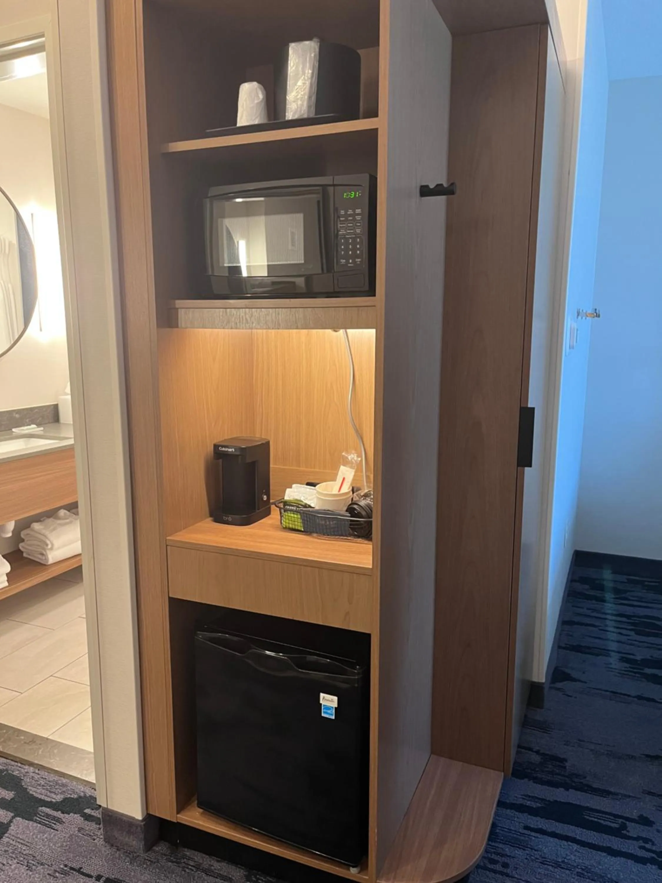 Kitchen or kitchenette in Fairfield Inn & Suites by Marriott Oskaloosa